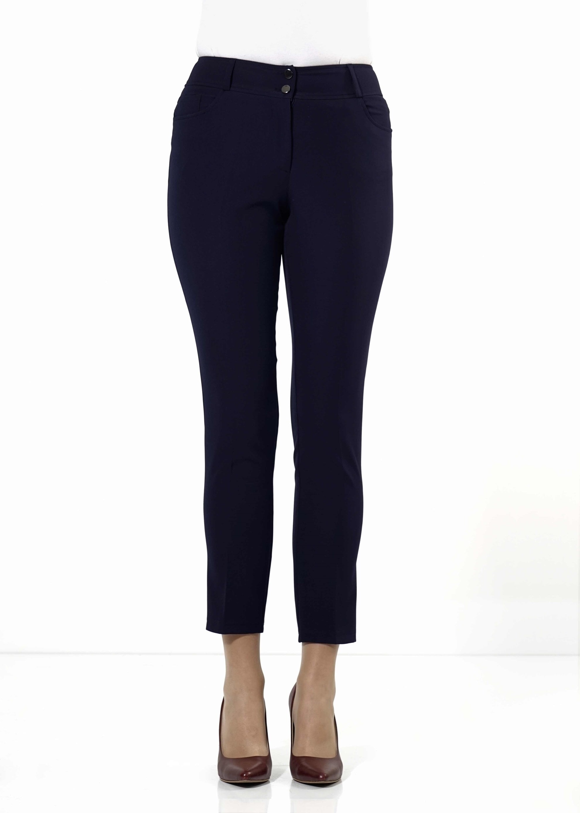 Tesettür giyim LACİVERT DAR PAÇA PANTOLON 7900 