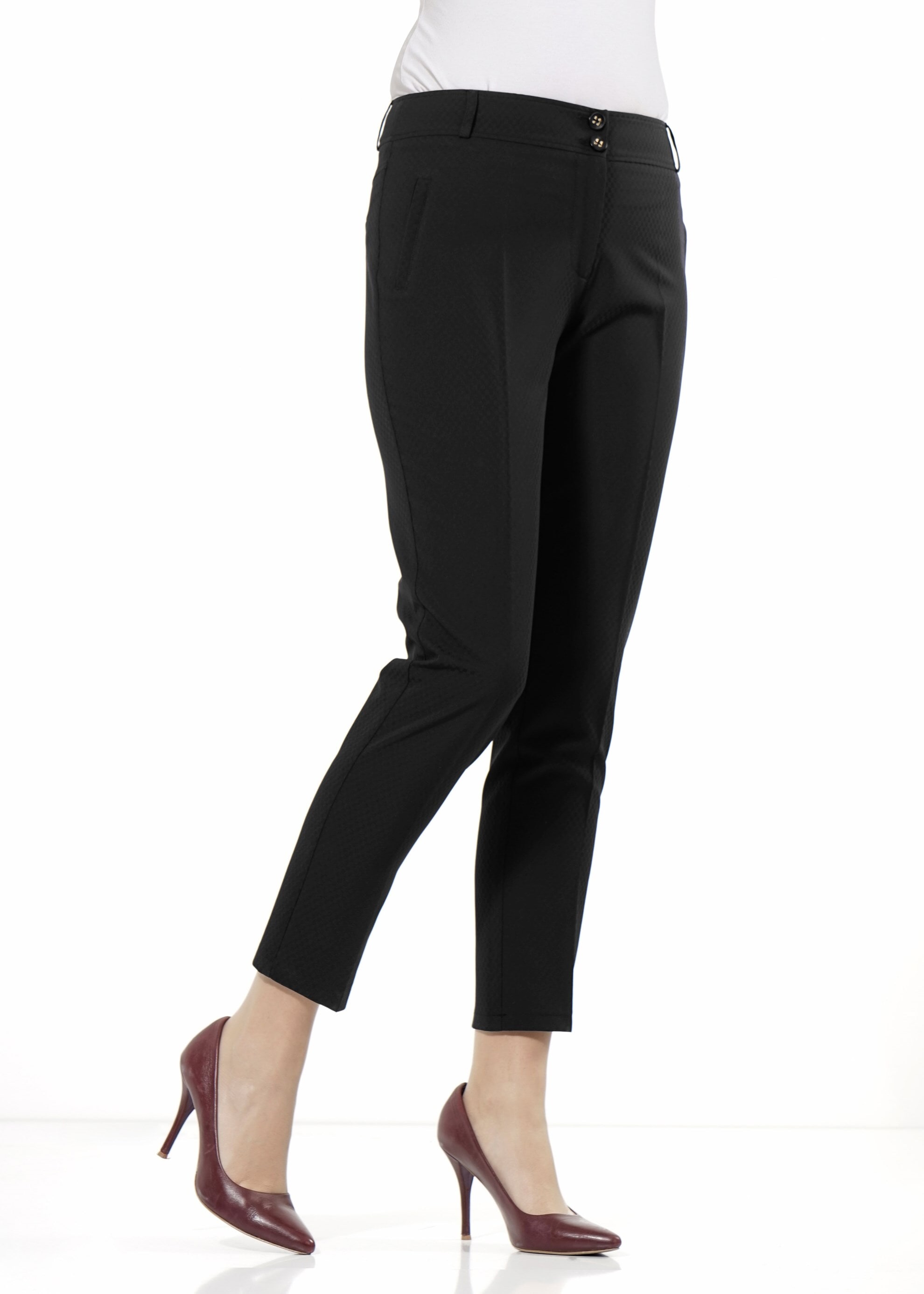 Tesettür giyim SİYAH KLASİK KESİM PANTOLON 7902 