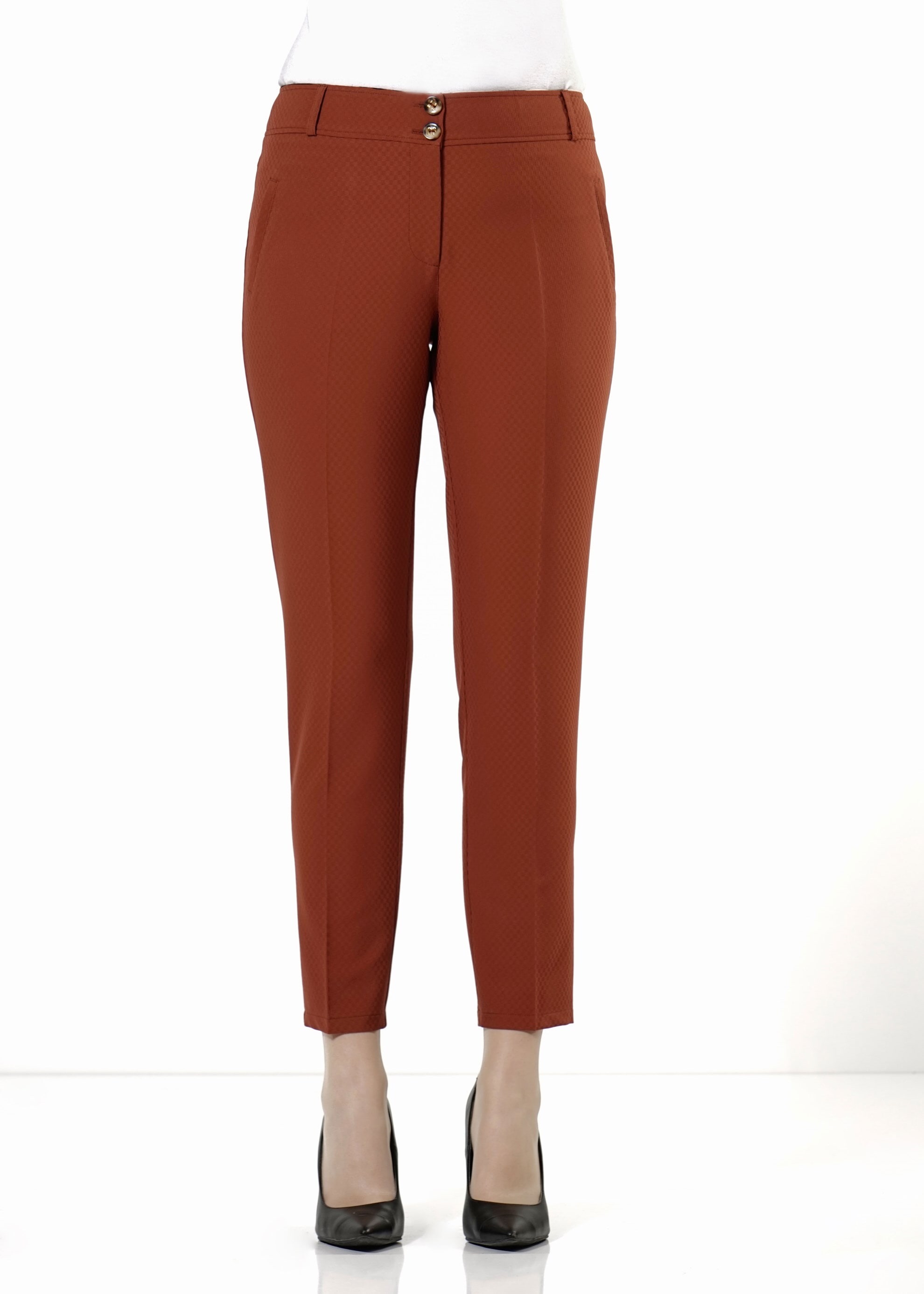 Tesettür giyim TABA KLASİK KESİM PANTOLON 7902 