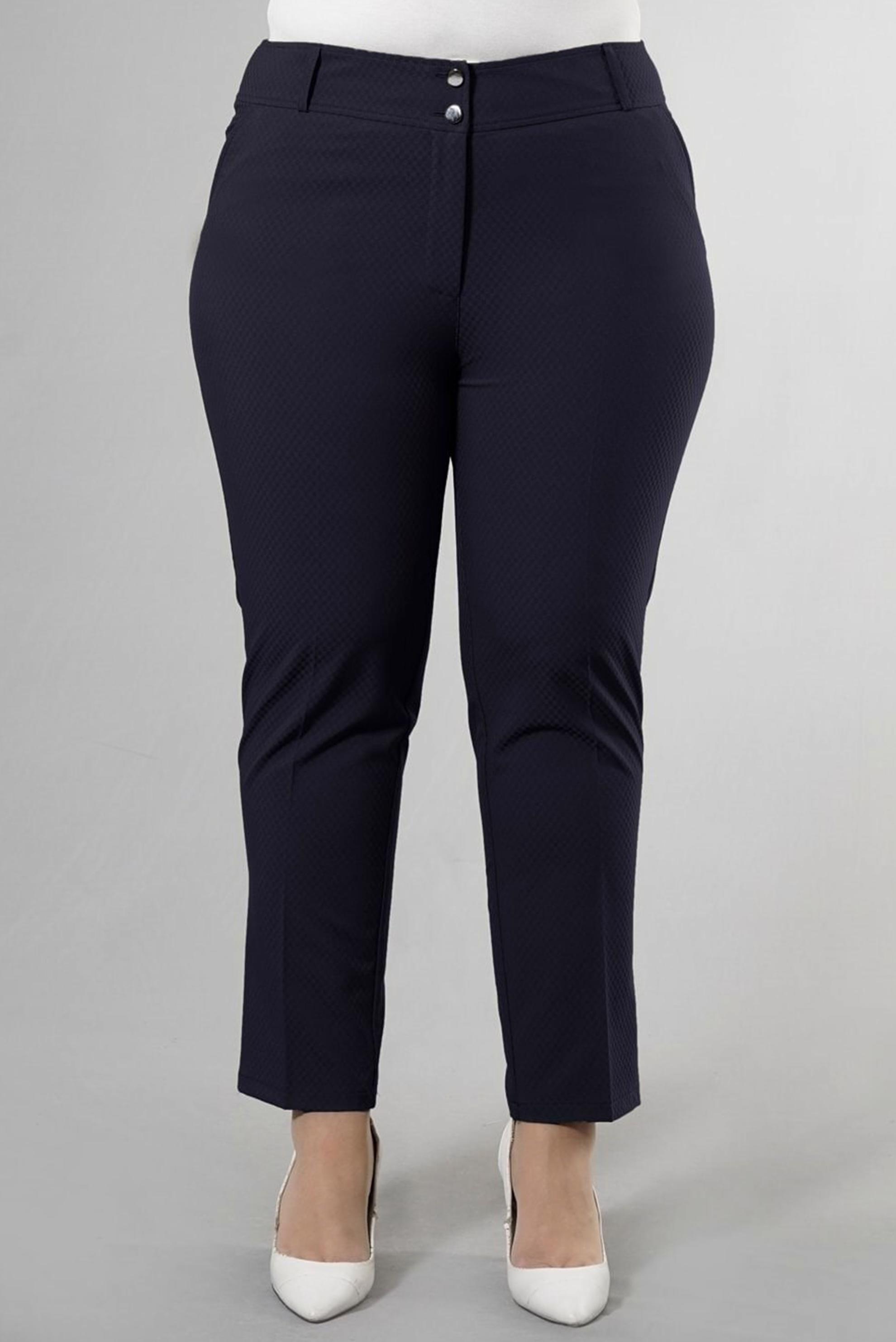 Tesettür giyim LACİVERT KLASİK KESİM PANTOLON 7908 