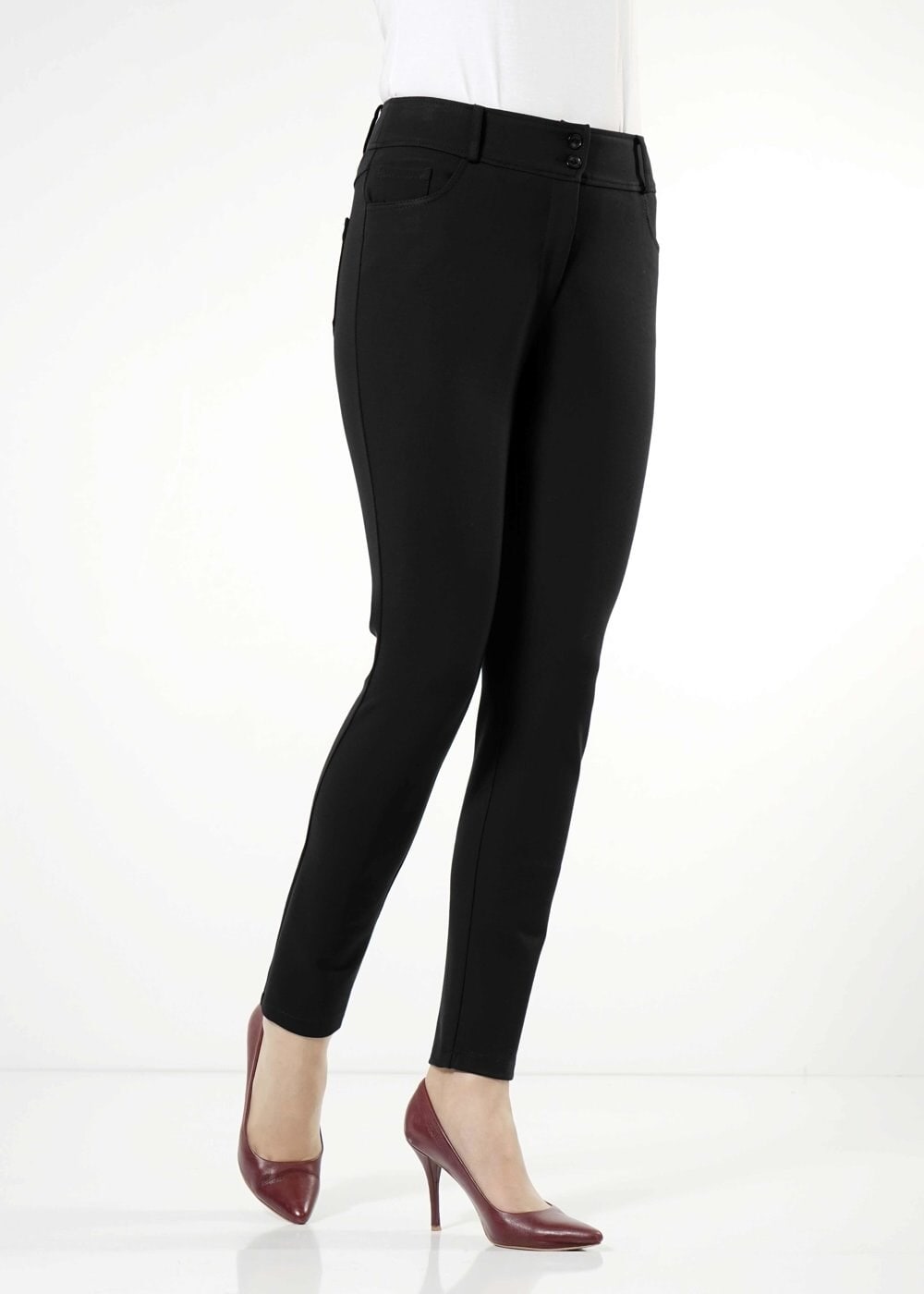 Tesettür giyim SİYAH DAR PAÇA PANTOLON 7909 