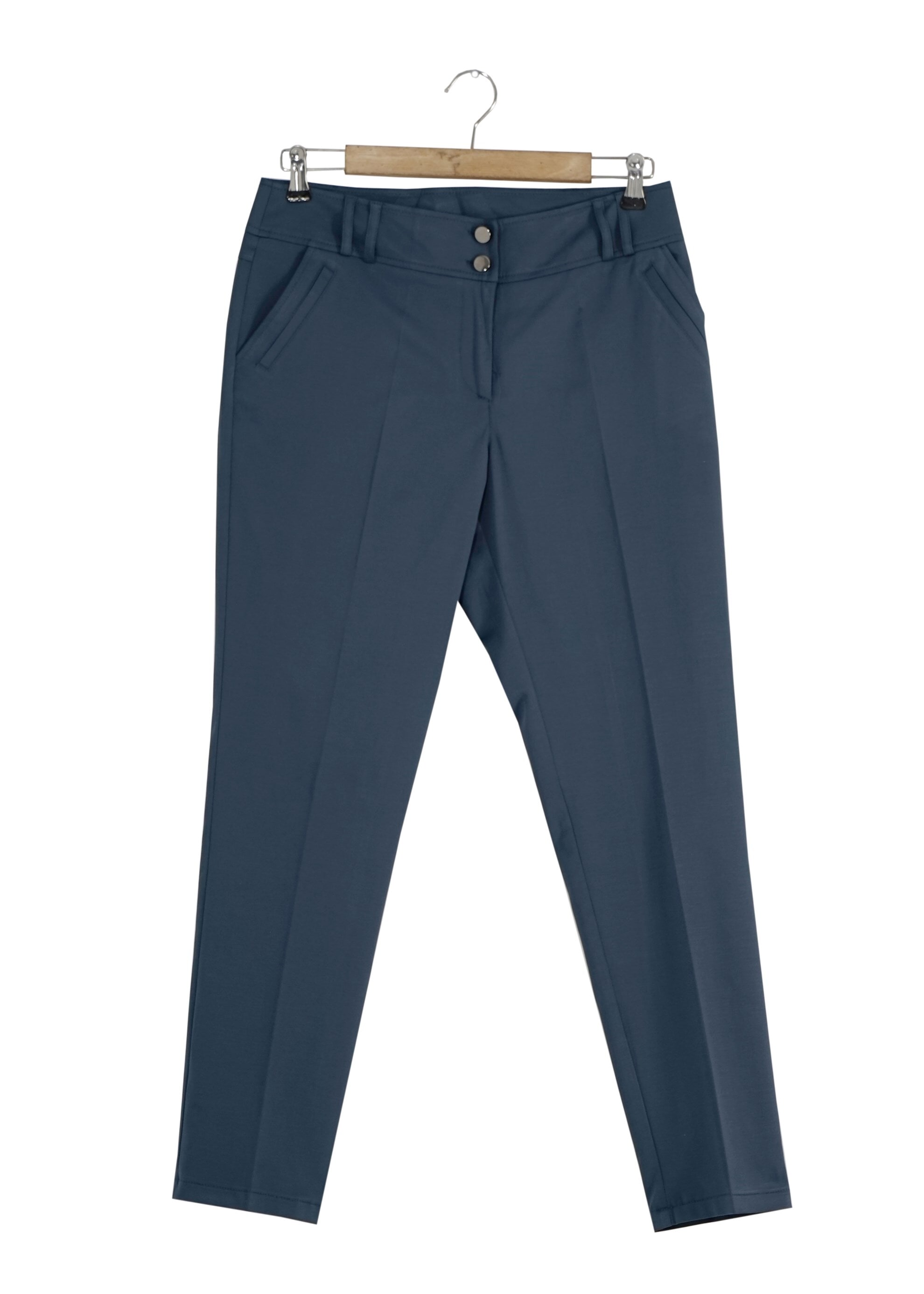 Tesettür giyim MAVİ BORU PAÇA PANTOLON 7912 