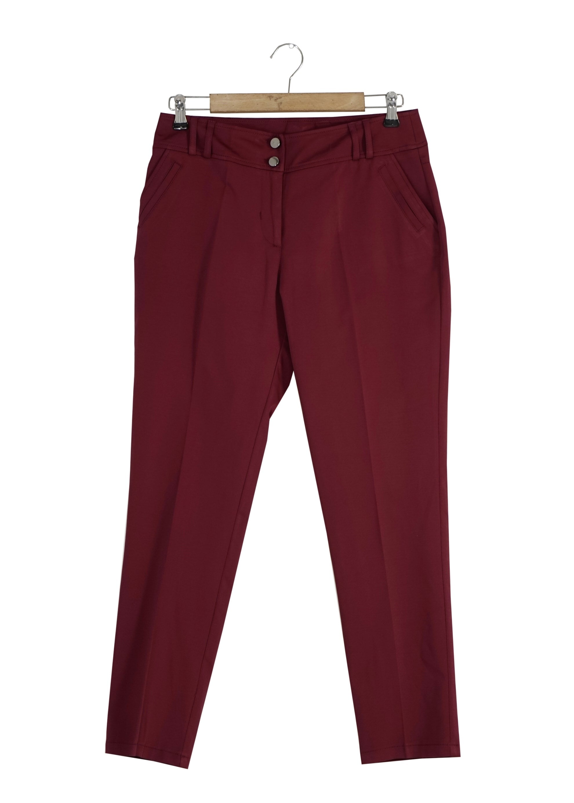 Tesettür giyim BORDO BORU PAÇA PANTOLON 7912 