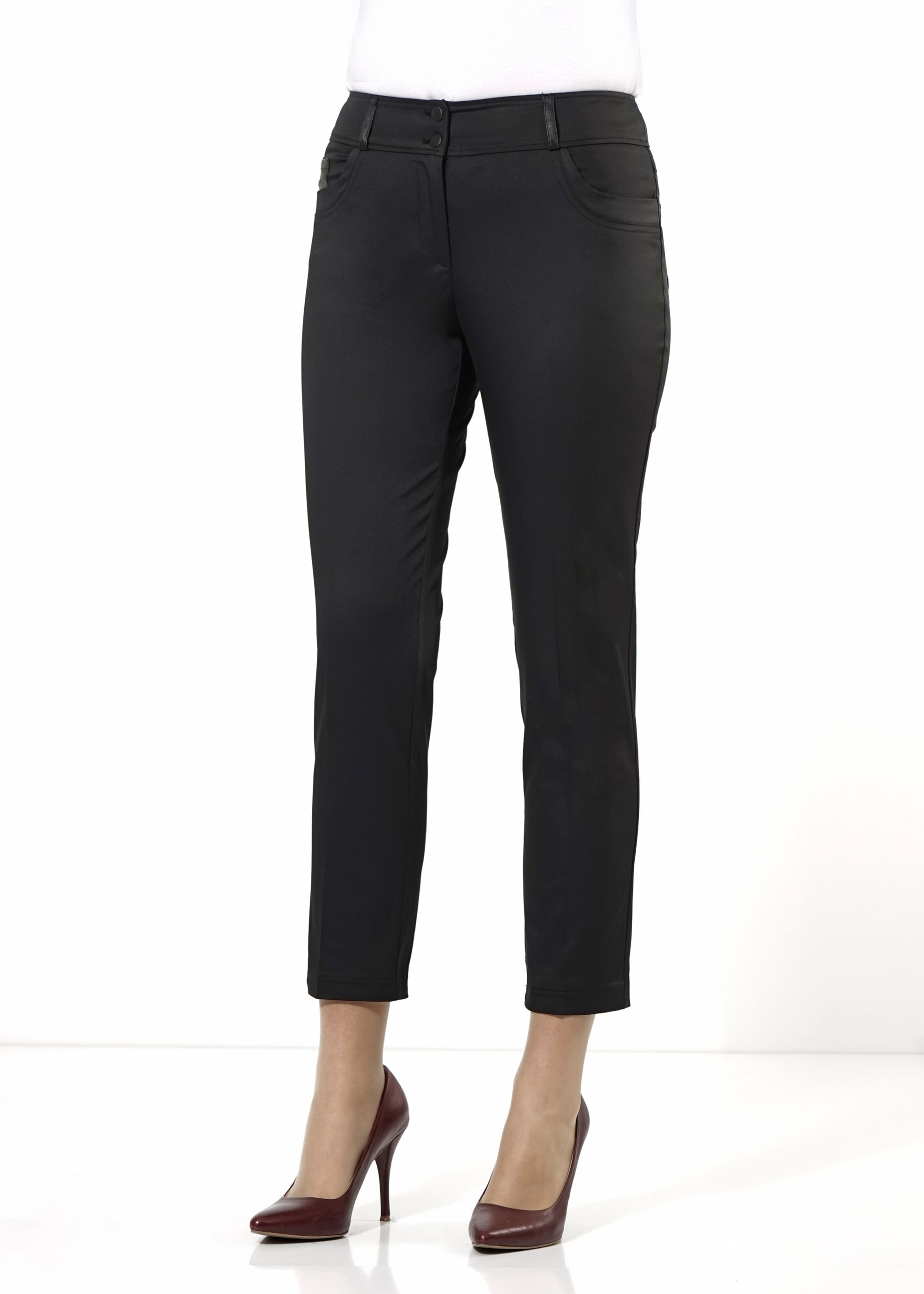 Tesettür giyim SİYAH DAR PAÇA PANTOLON 7915 