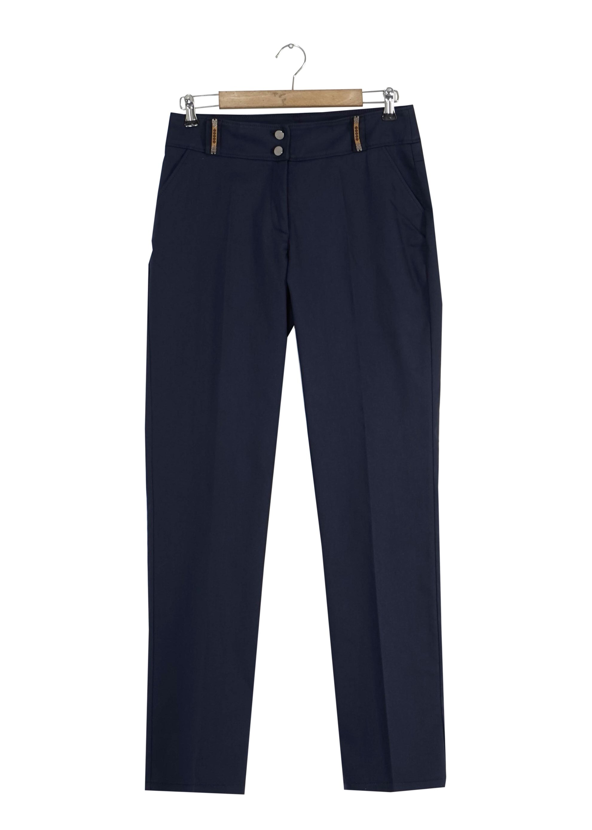 Tesettür giyim LACİVERT BORU PAÇA PANTOLON 7916 