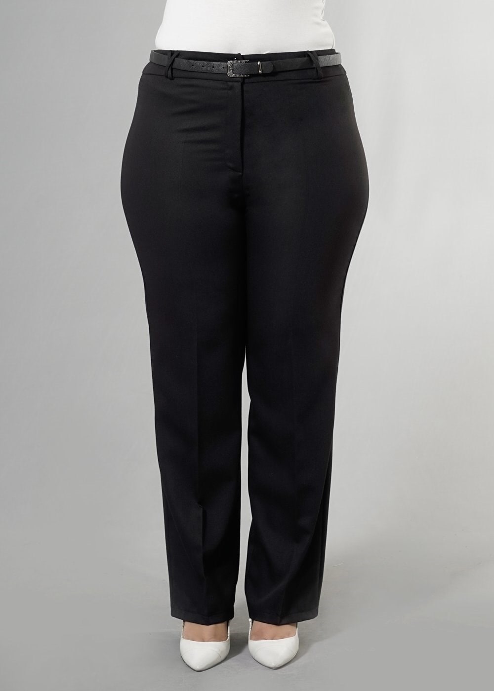 Tesettür giyim SİYAH BORU PAÇA PANTOLON 7919 