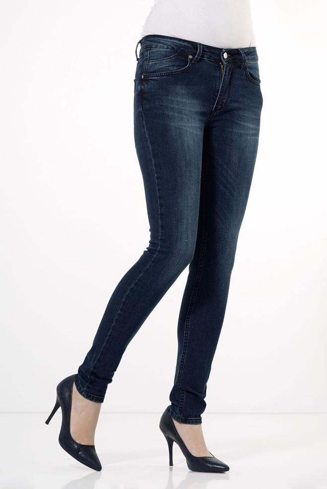 Hijab clothing NAVY BLUE SKINNY JEANS 7920  - ALVİNA