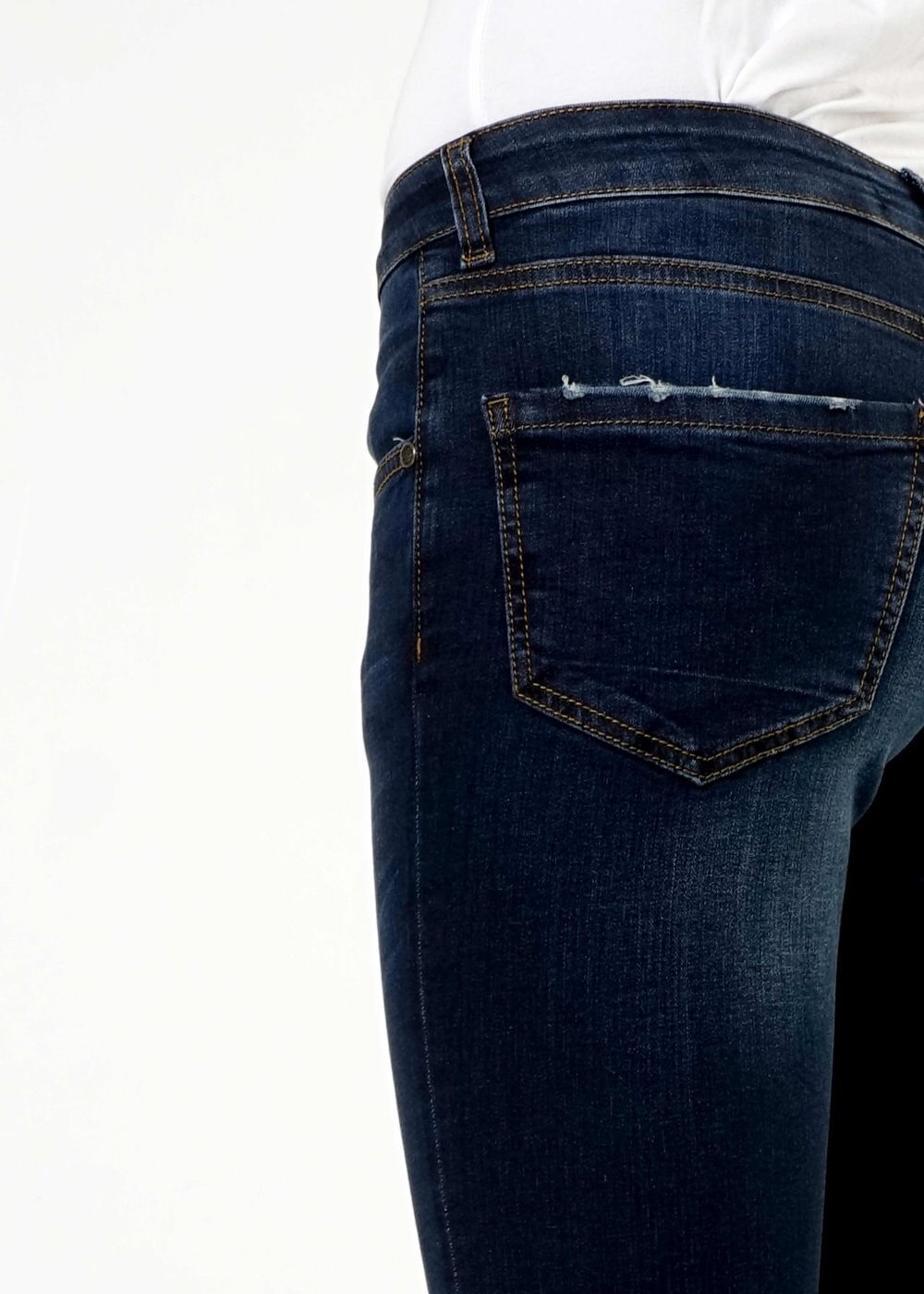 Hijab clothing NAVY BLUE DENIM PANTS 7929