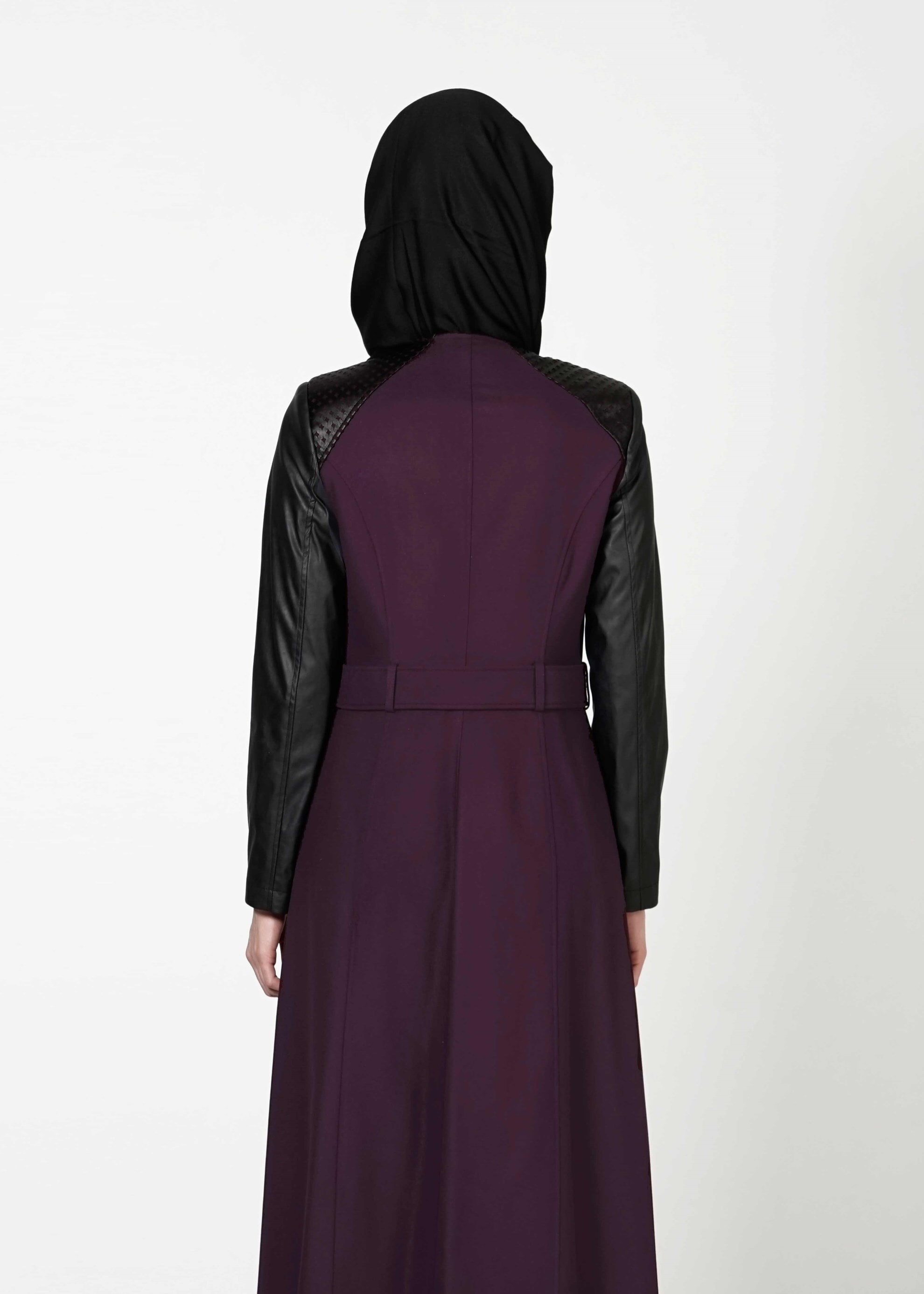 Tesettür giyim MÜRDÜM FERMUARLI TOKALI PARDESÜ 1600