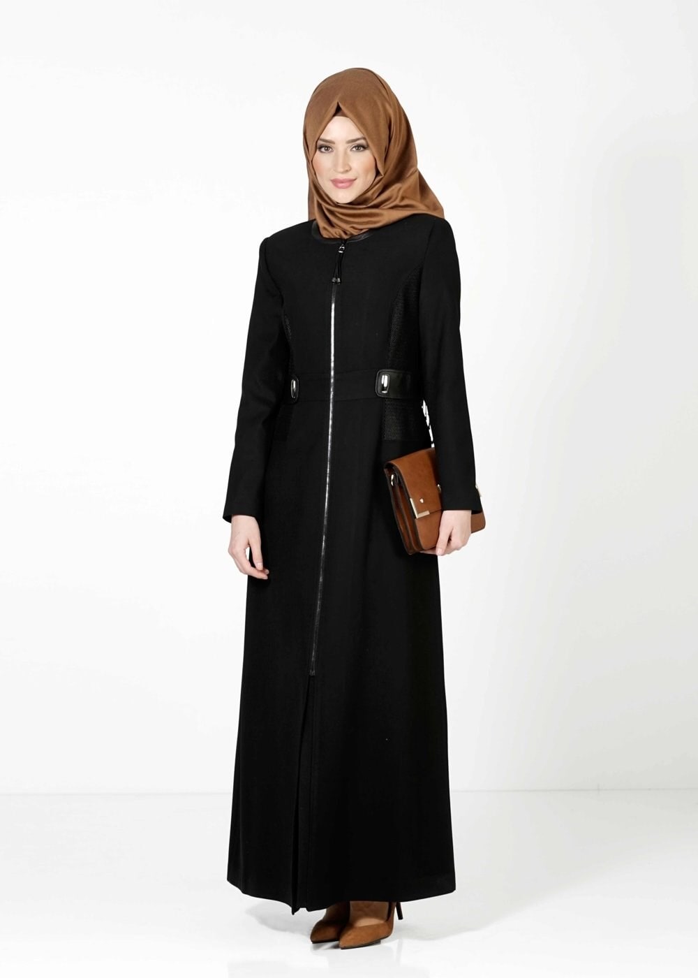 Tesettür giyim SİYAH 1601 PARDESÜ