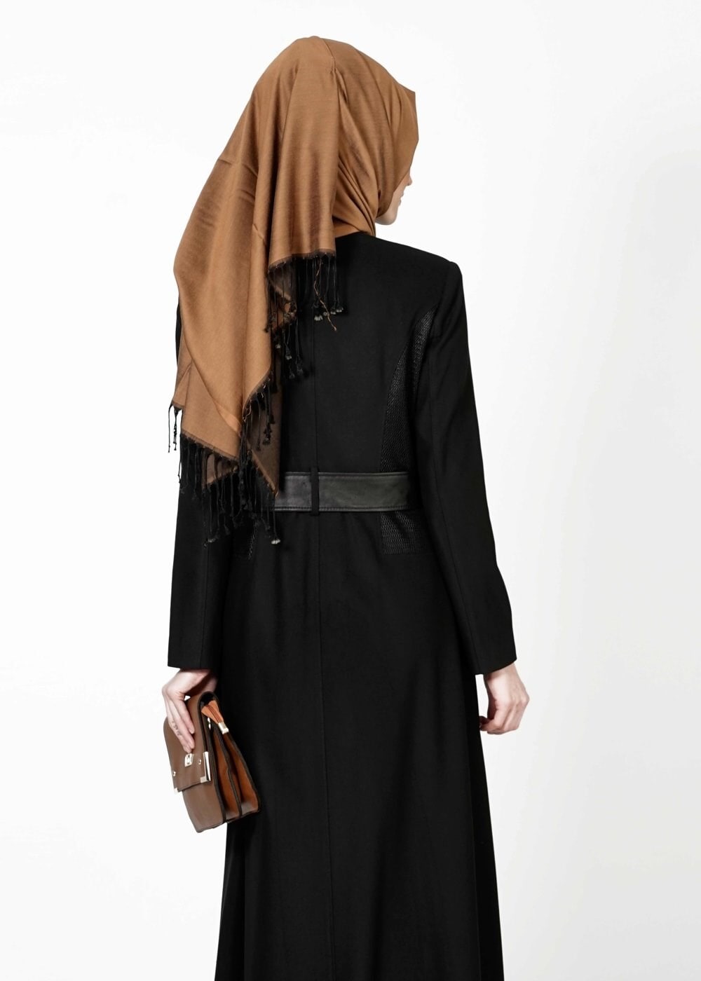 Tesettür giyim SİYAH 1601 PARDESÜ