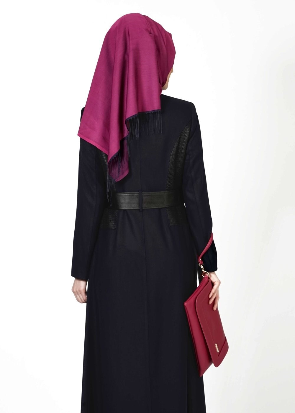 Tesettür giyim LACİVERT 1601 PARDESÜ