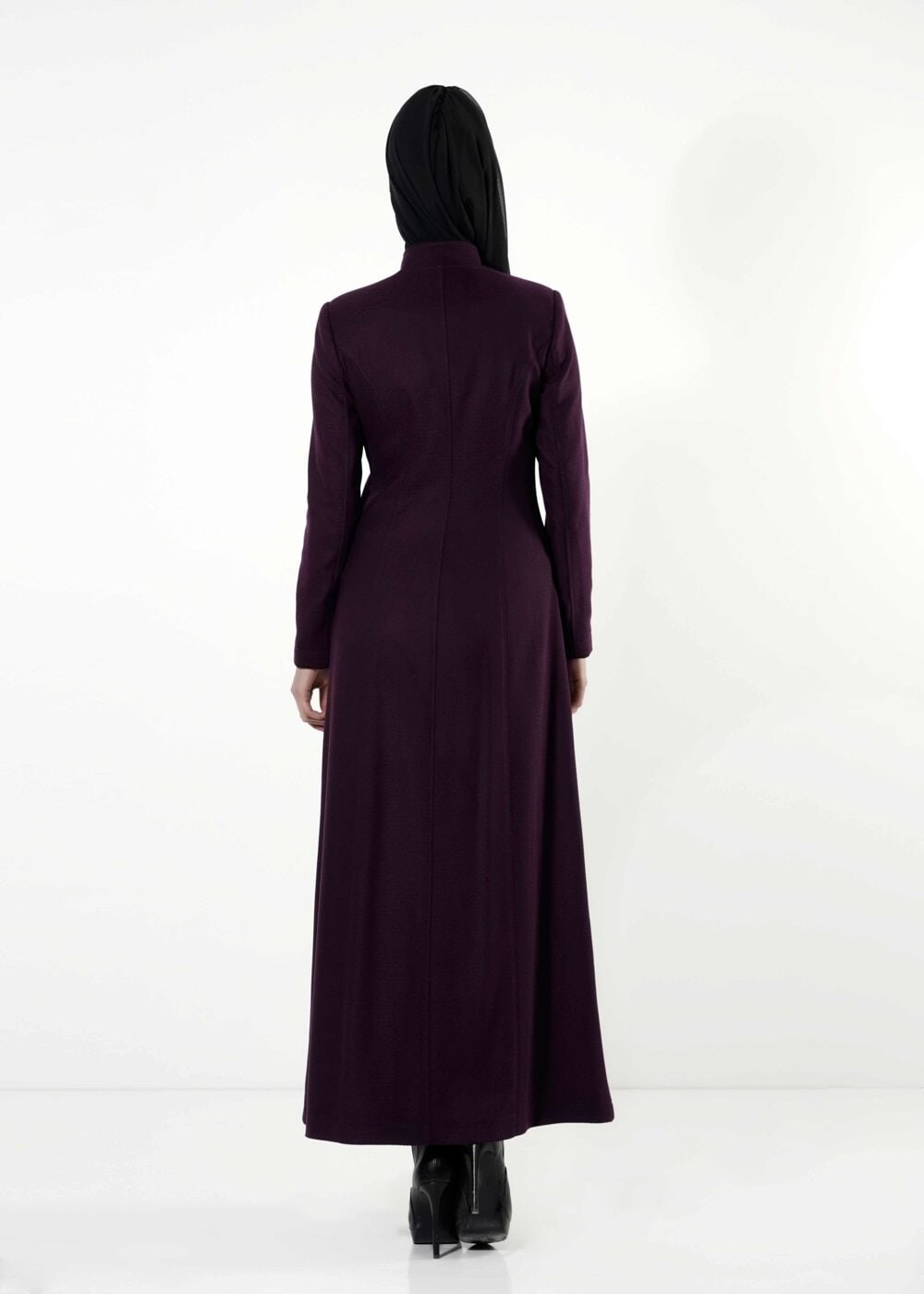 Tesettür giyim MÜRDÜM ÖNÜ TOKALI PARDESÜ 1620 