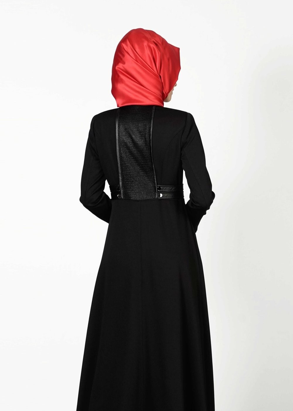 Tesettür giyim SİYAH 1623 PARDESÜ