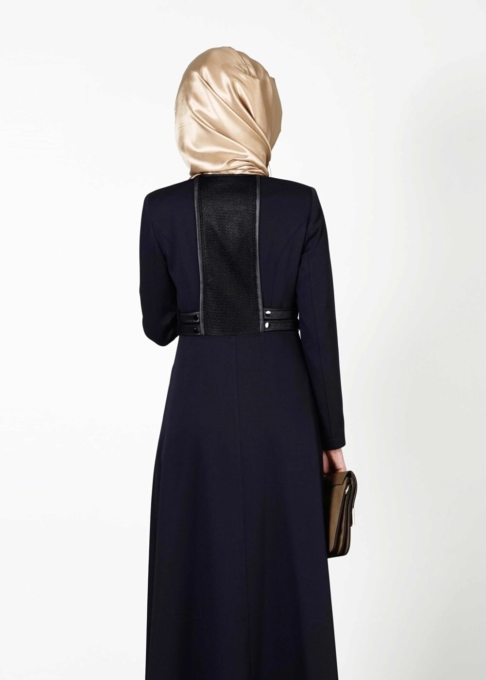 Tesettür giyim LACİVERT 1623 PARDESÜ