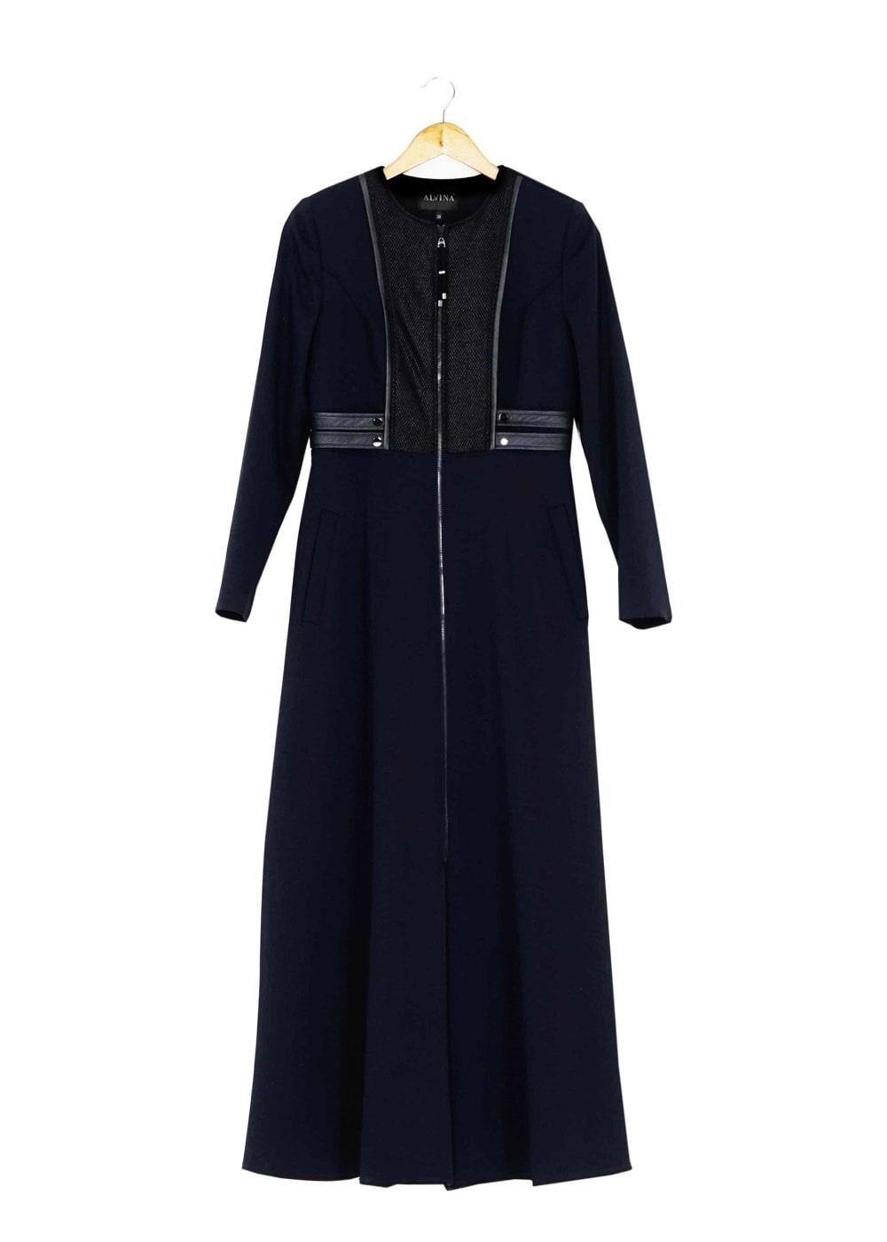 Tesettür giyim LACİVERT 1623 PARDESÜ