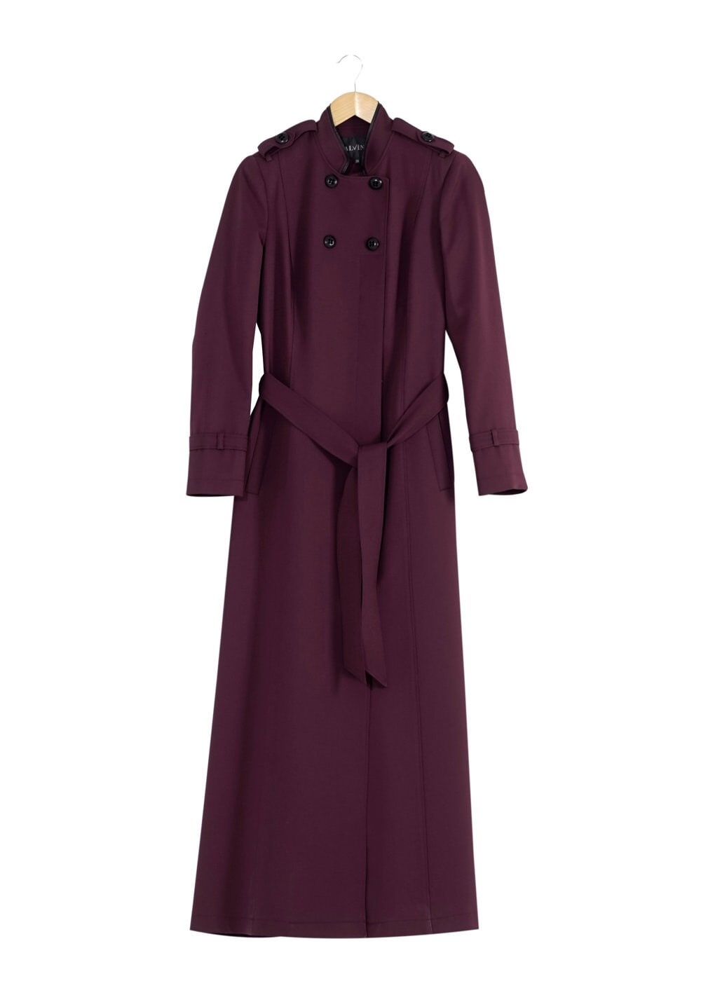 Tesettür giyim MÜRDÜM DÜĞMELİ KUŞAKLI PARDESÜ 1660 