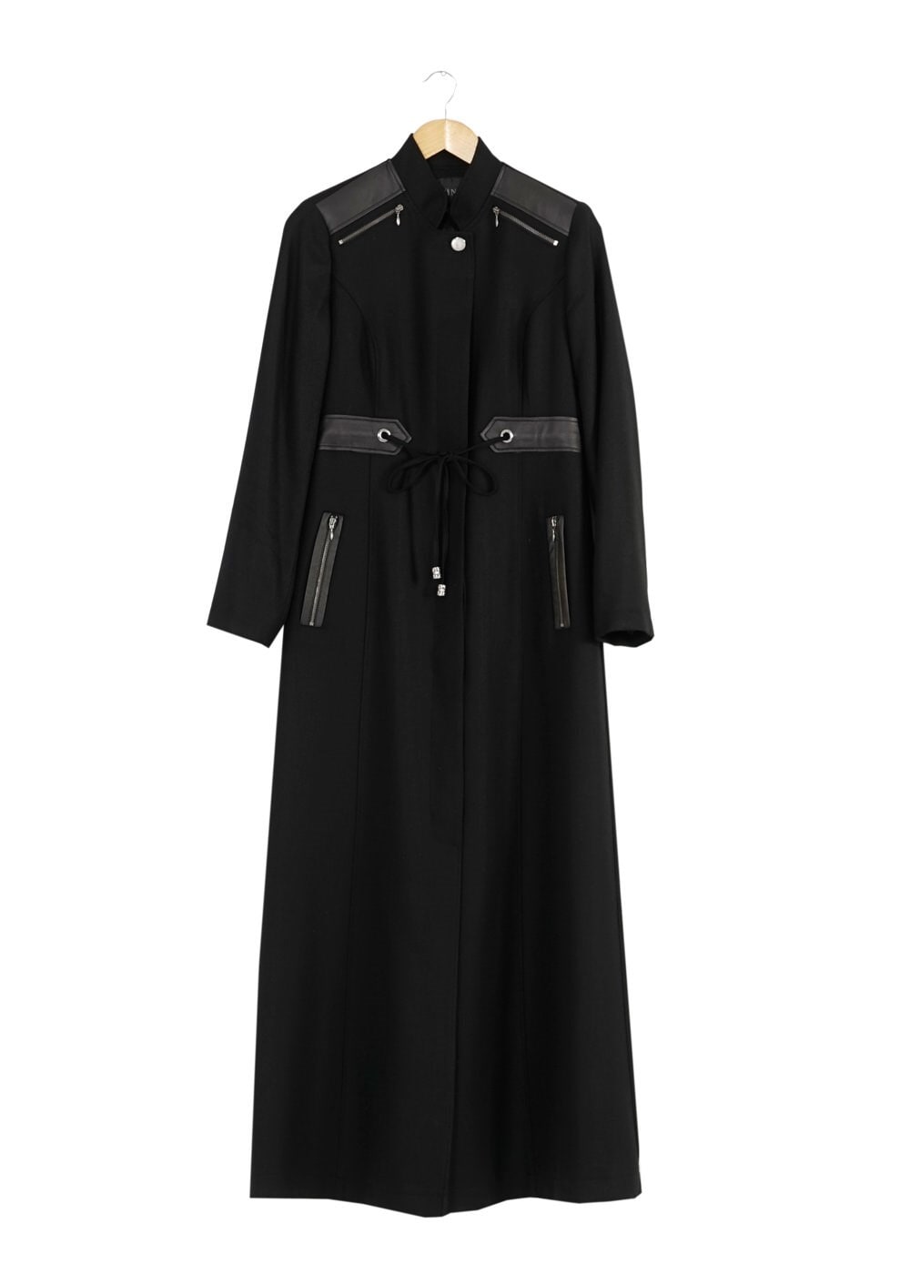 Tesettür giyim LACİVERT BELDEN BAĞLAMALI PARDESÜ 1692 