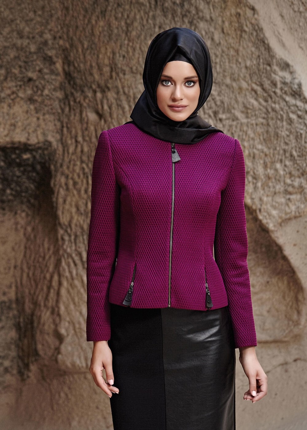 Tesettür giyim MOR 3186E ETEKLİ TAKIM