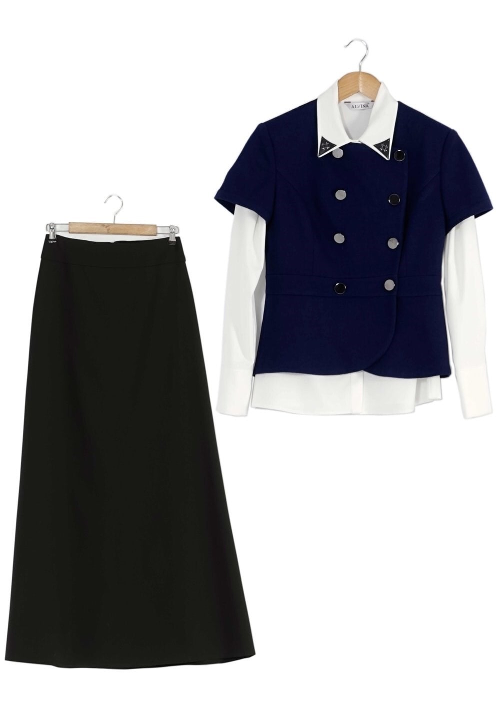 Tesettür giyim LACİVERT 3203E TAKIM