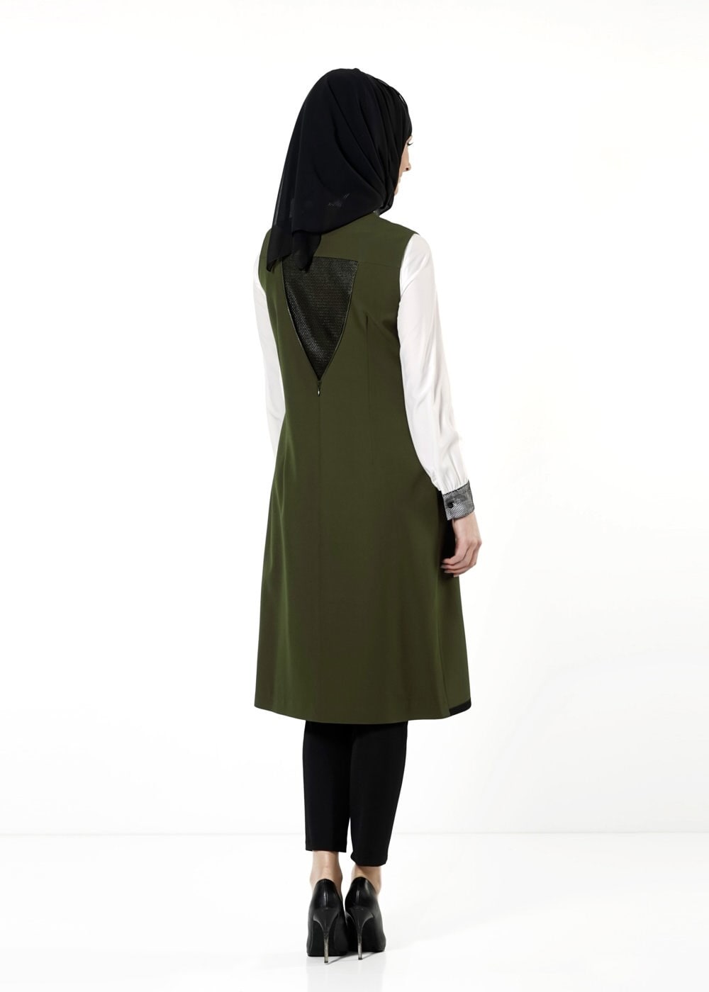 Tesettür giyim YEŞİL 3168P TAKIM