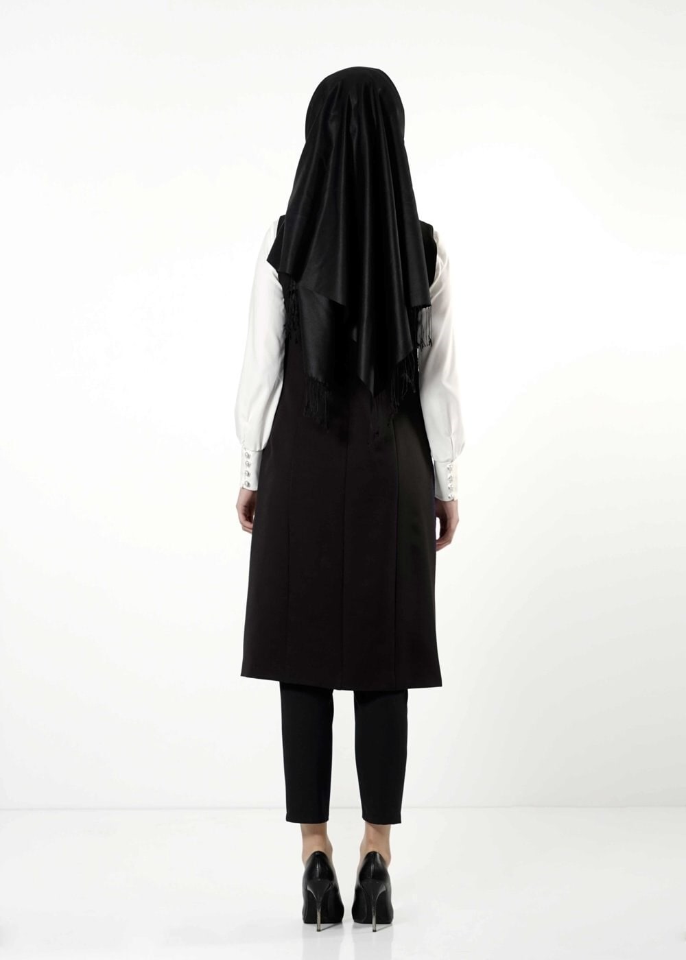 Tesettür giyim LACİVERT 3171P TAKIM