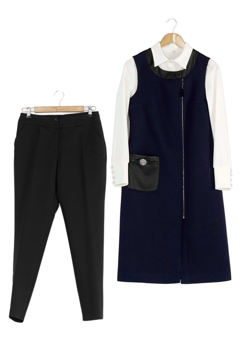 Tesettür giyim LACİVERT 3171P TAKIM