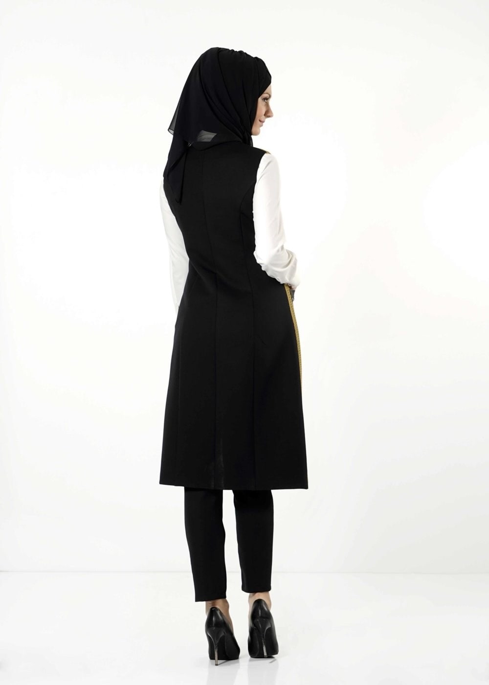 Tesettür giyim YEŞİL 3171P TAKIM