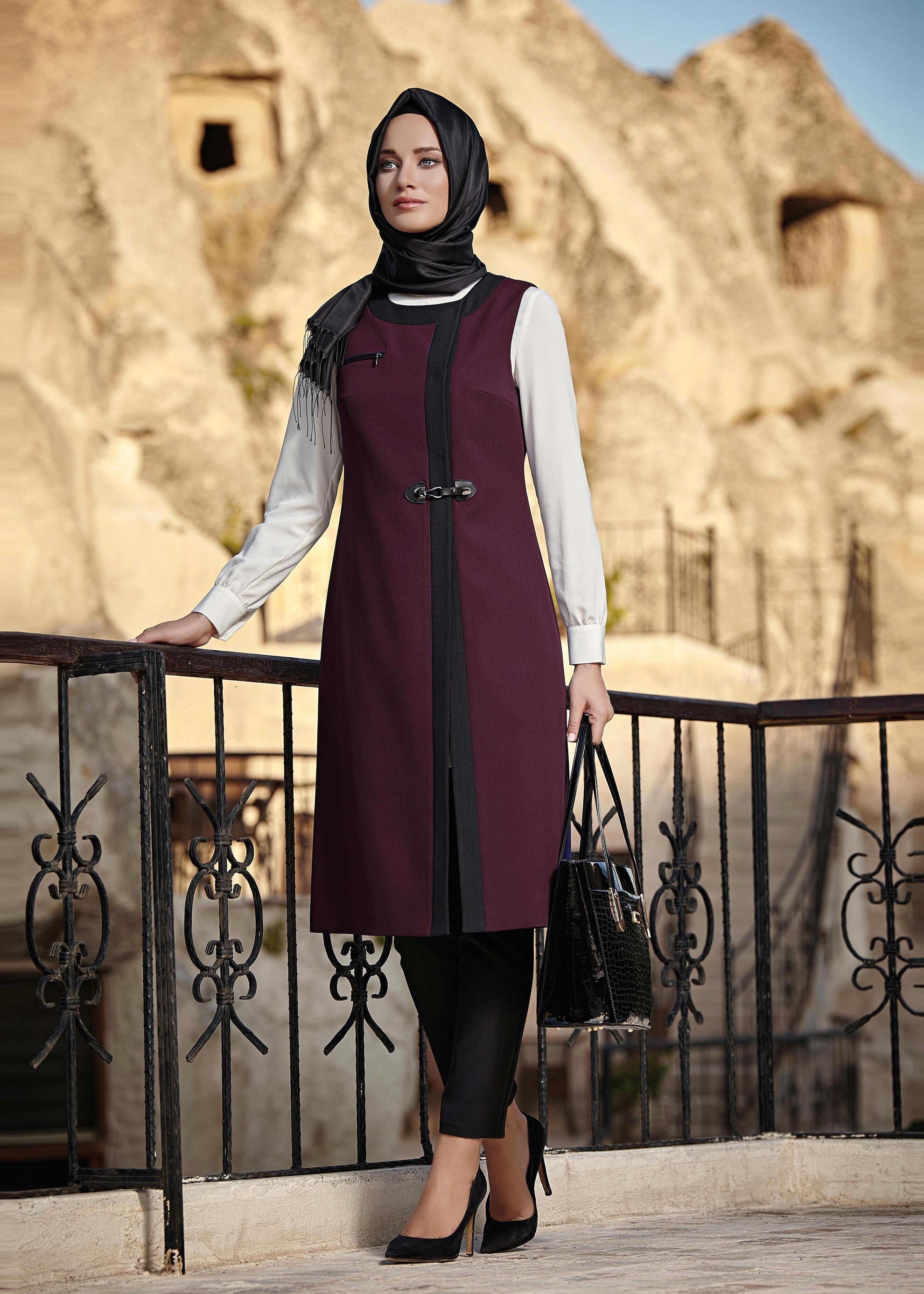 Tesettür giyim MÜRDÜM 3172P TAKIM