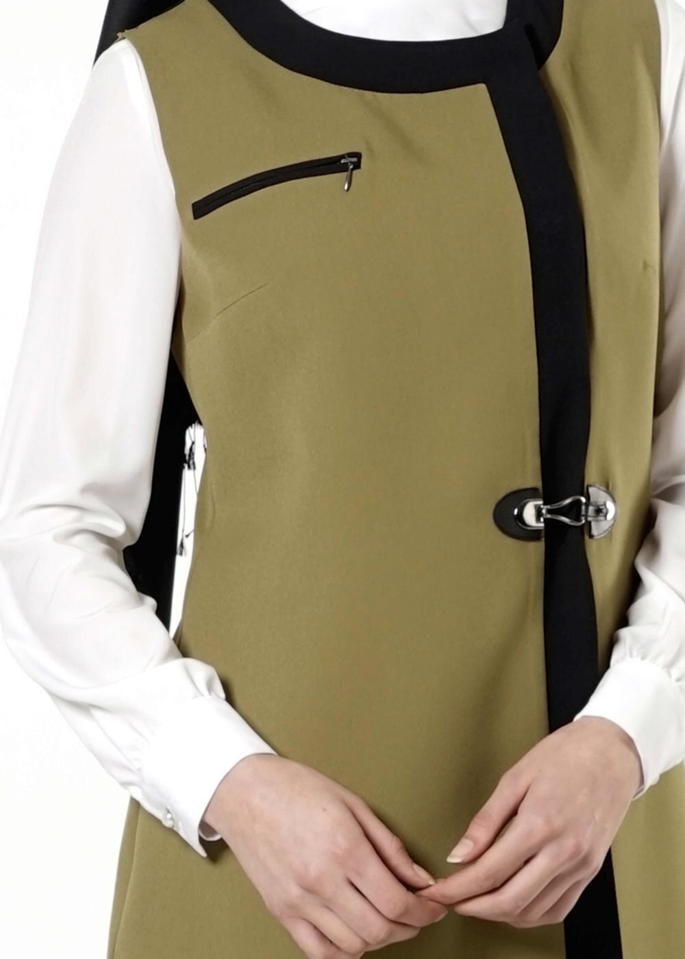 Tesettür giyim YEŞİL 3172P TAKIM