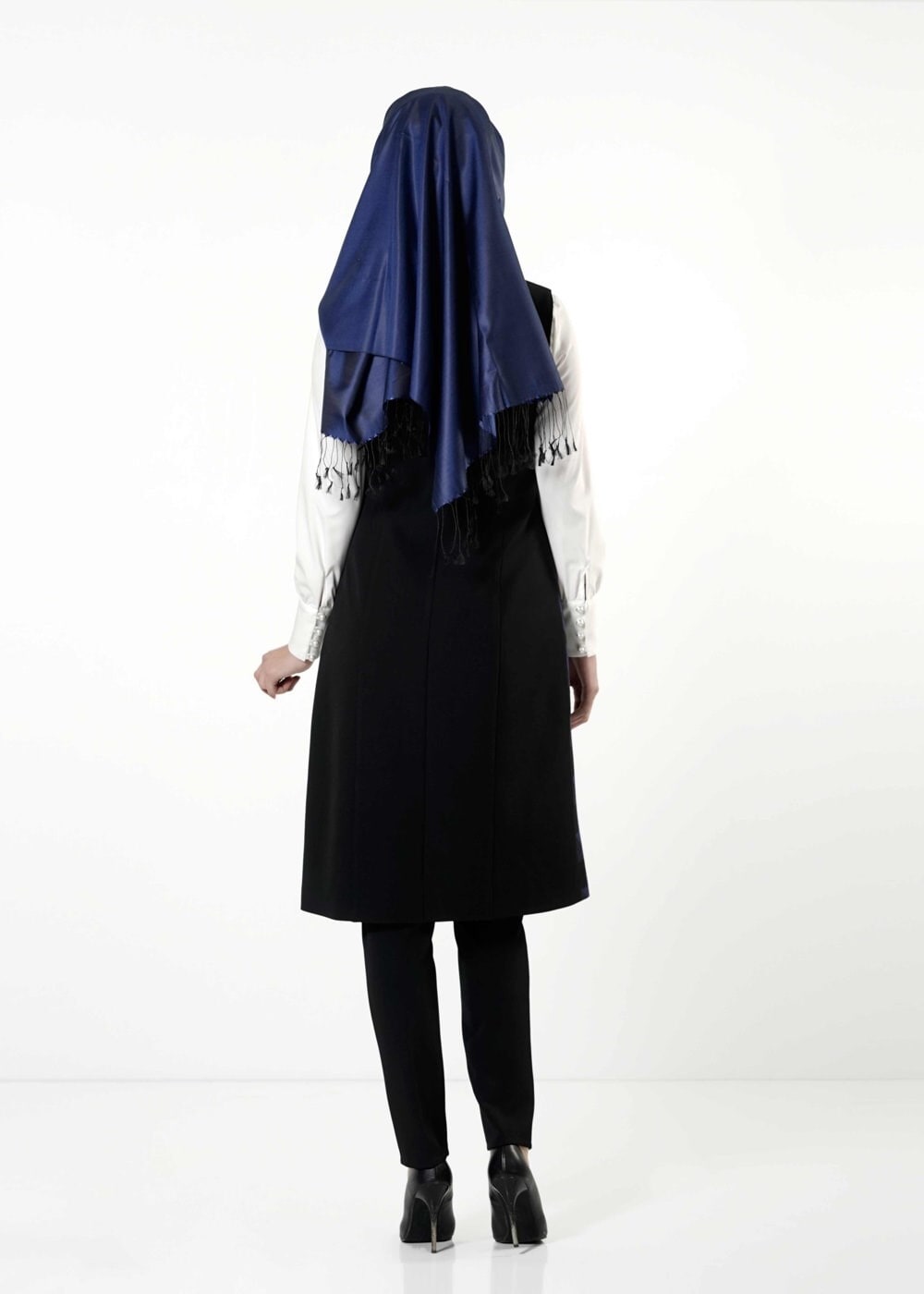 Tesettür giyim LACİVERT 3173P TAKIM