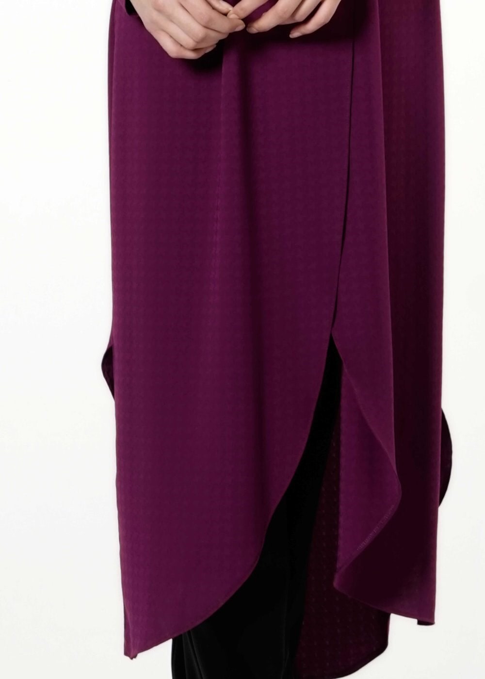 Tesettür giyim FUŞYA 3176P TAKIM