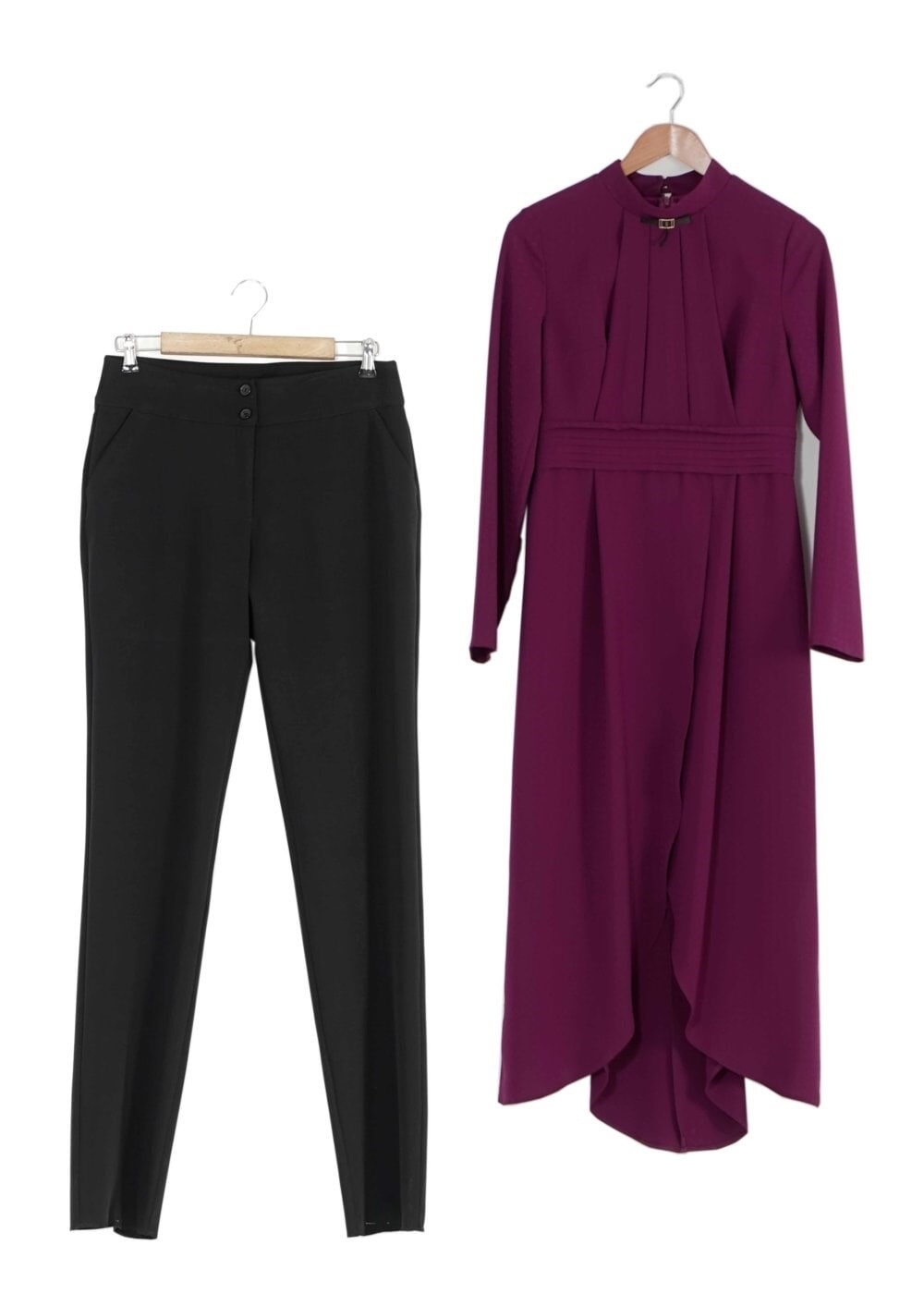 Tesettür giyim FUŞYA 3176P TAKIM