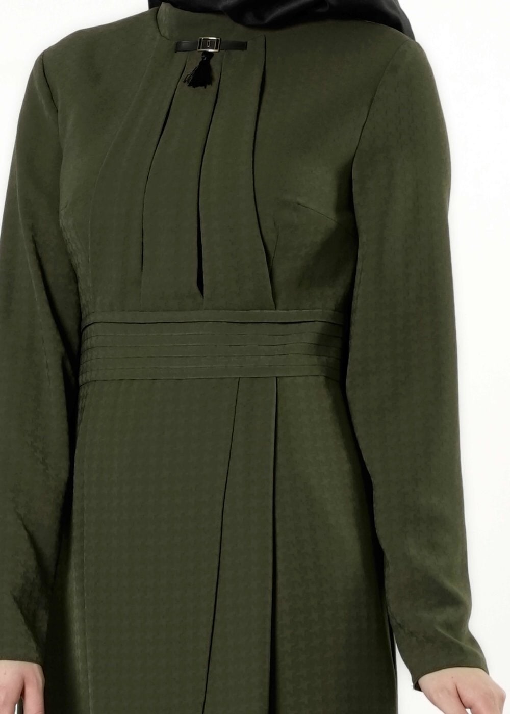 Tesettür giyim HAKİ 3176P TAKIM