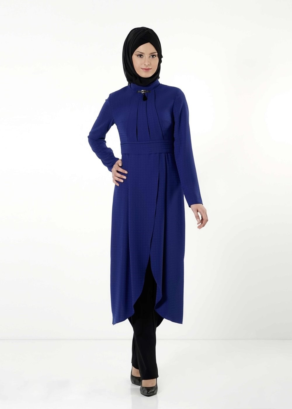 Tesettür giyim LACİVERT 3176P TAKIM