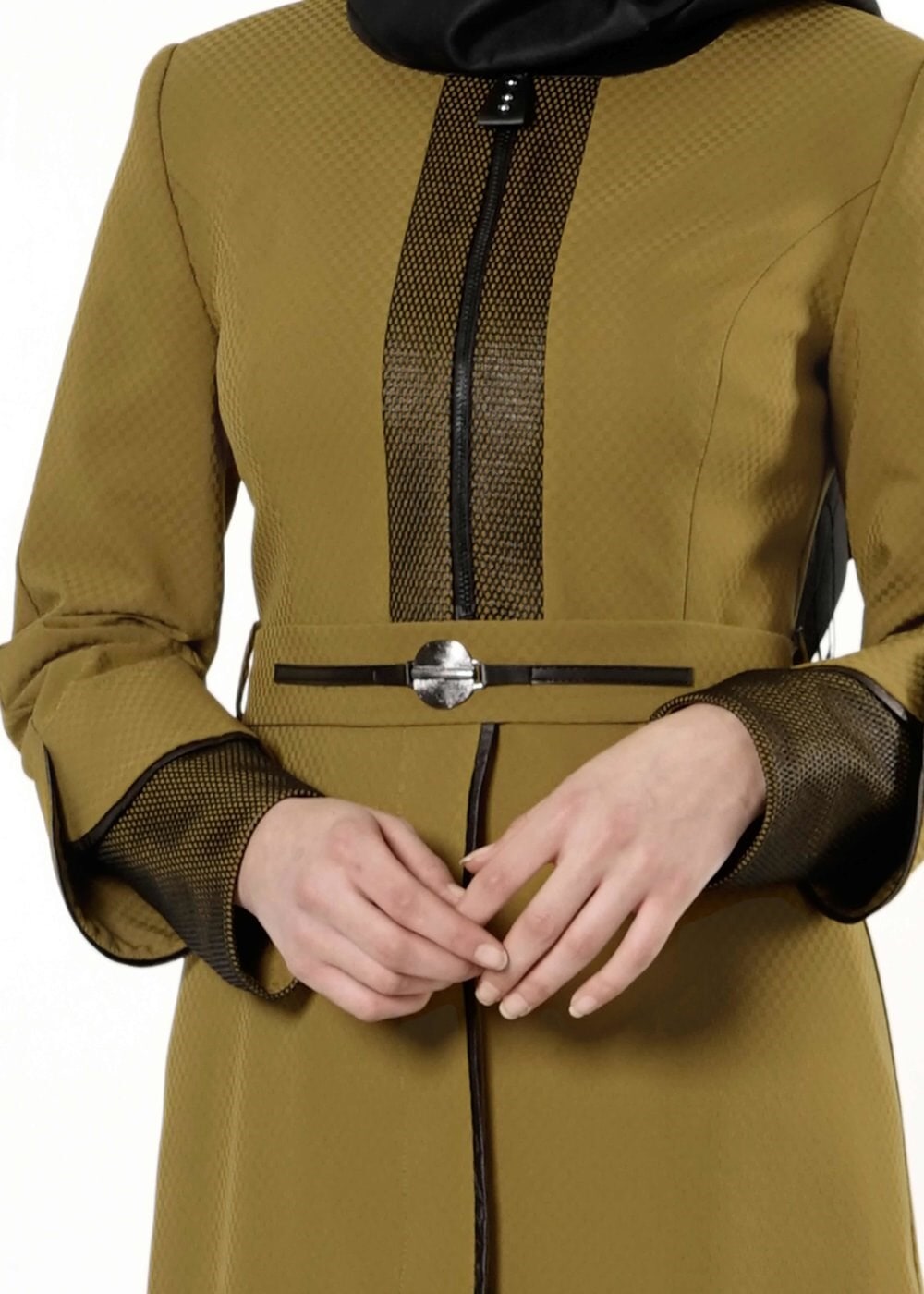 Tesettür giyim SARI 3180P TAKIM