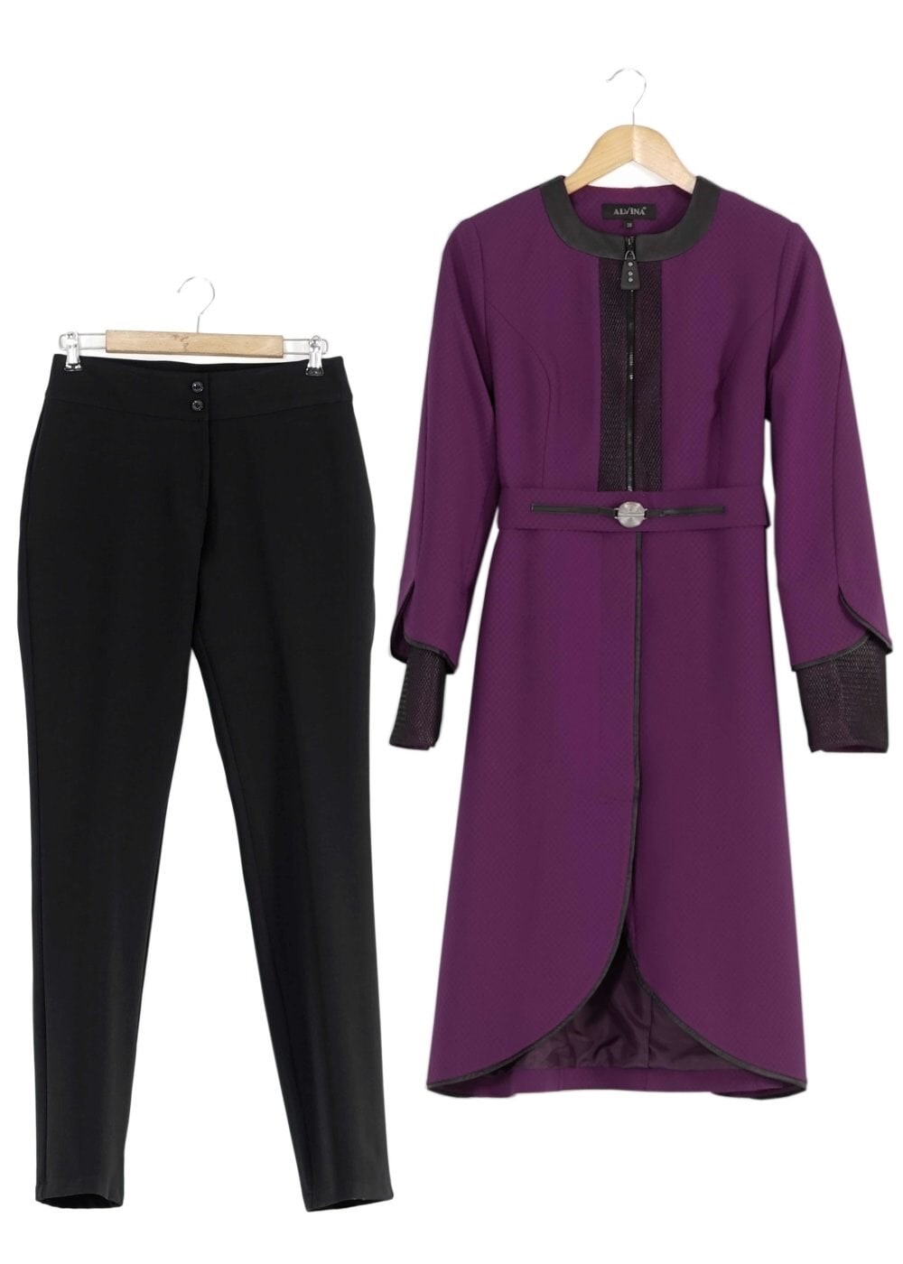 Tesettür giyim FUŞYA 3180P TAKIM