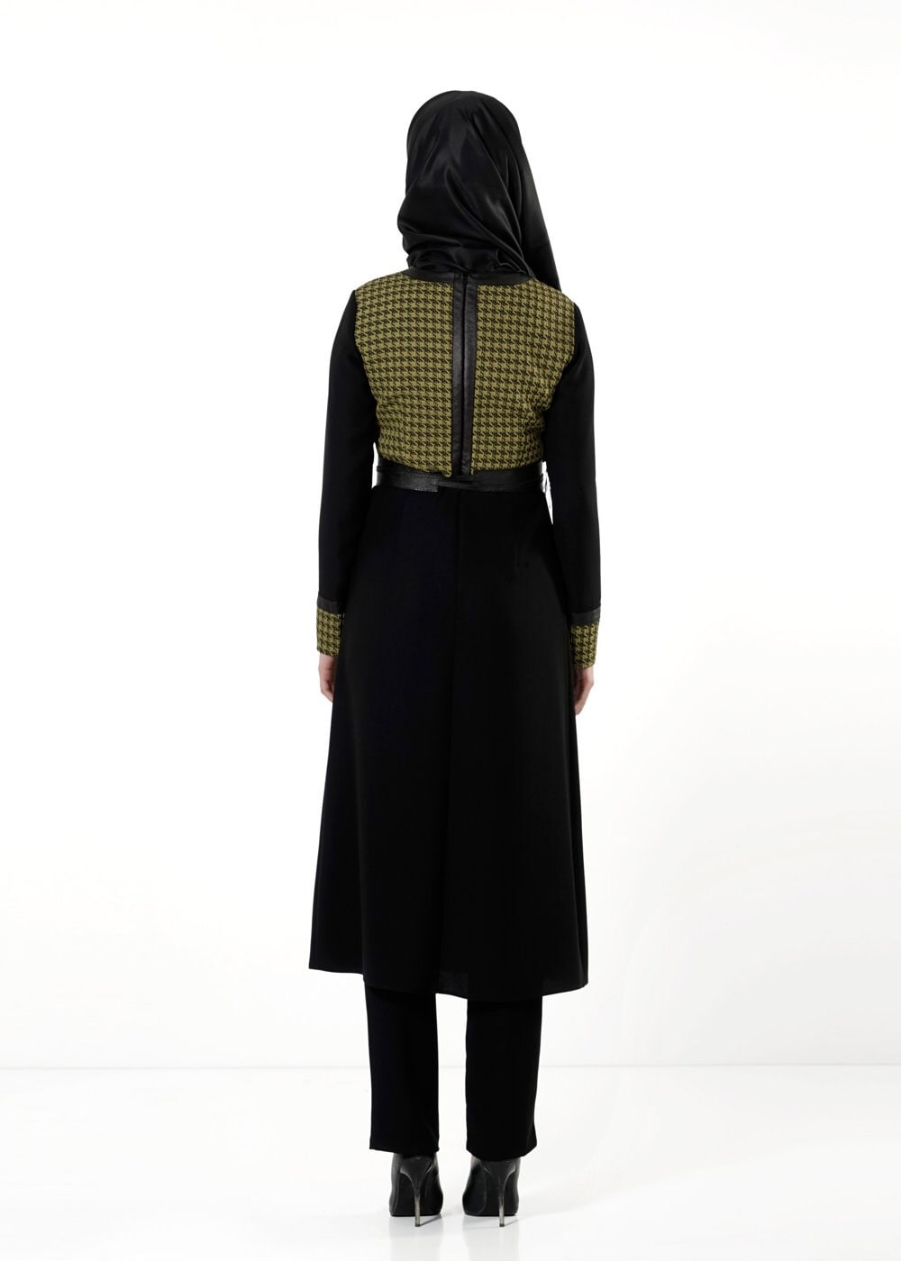 Tesettür giyim YEŞİL 3183P TAKIM