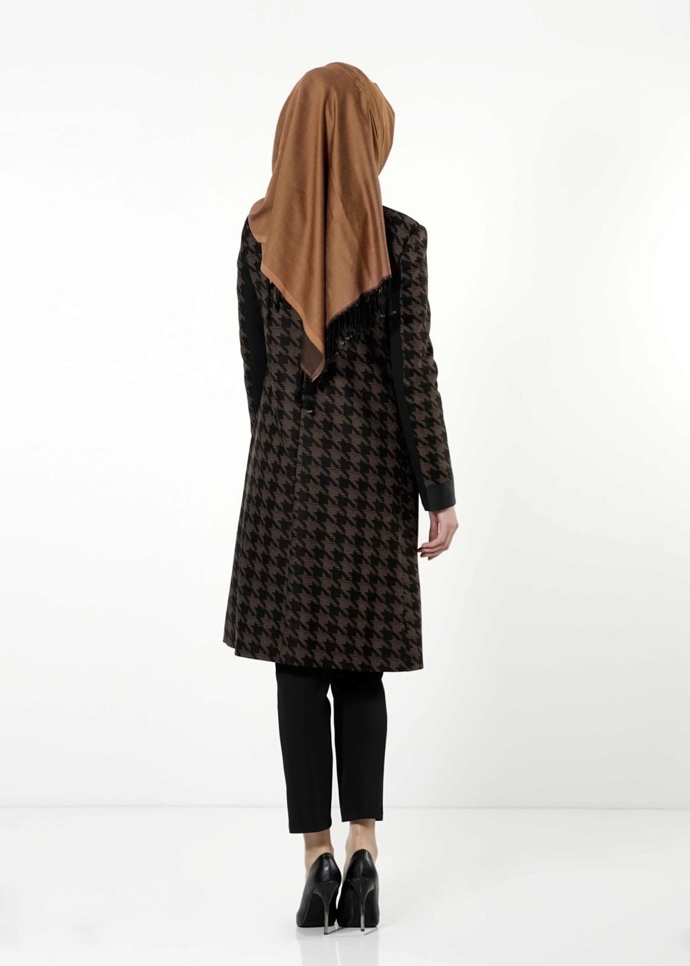 Tesettür giyim KAHVE 3188P TAKIM