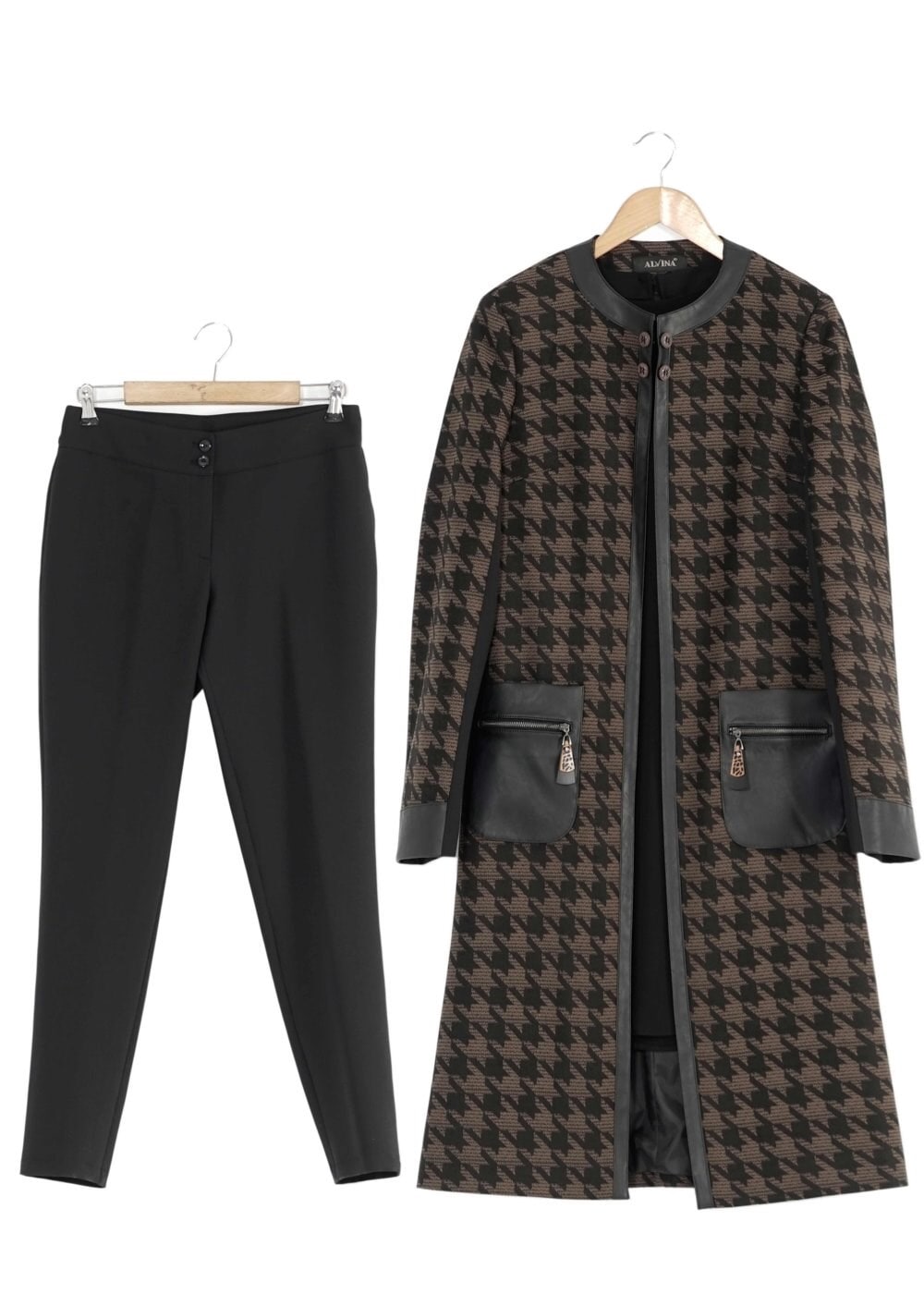 Tesettür giyim KAHVE 3188P TAKIM