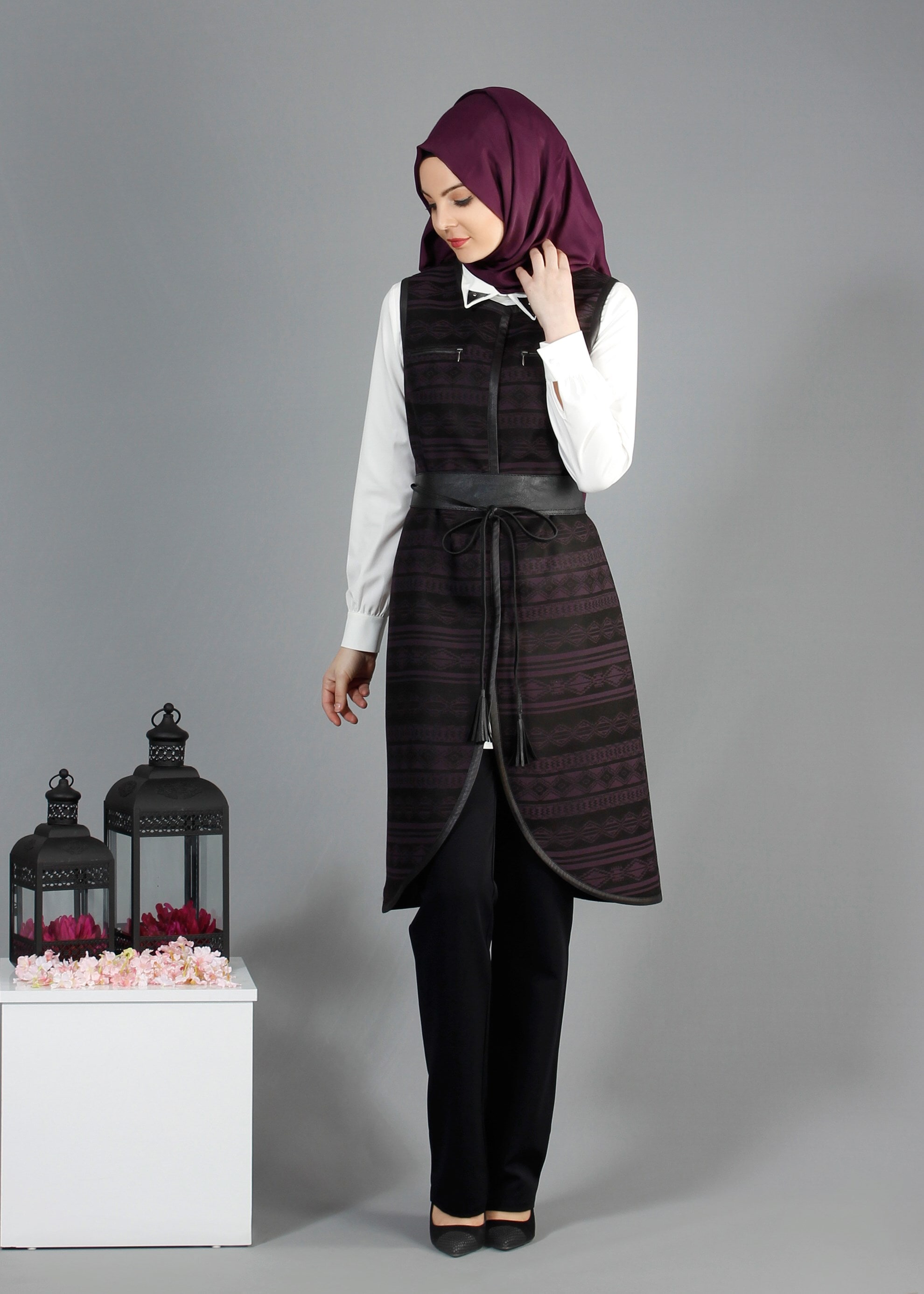Tesettür giyim MOR 3195P TAKIM
