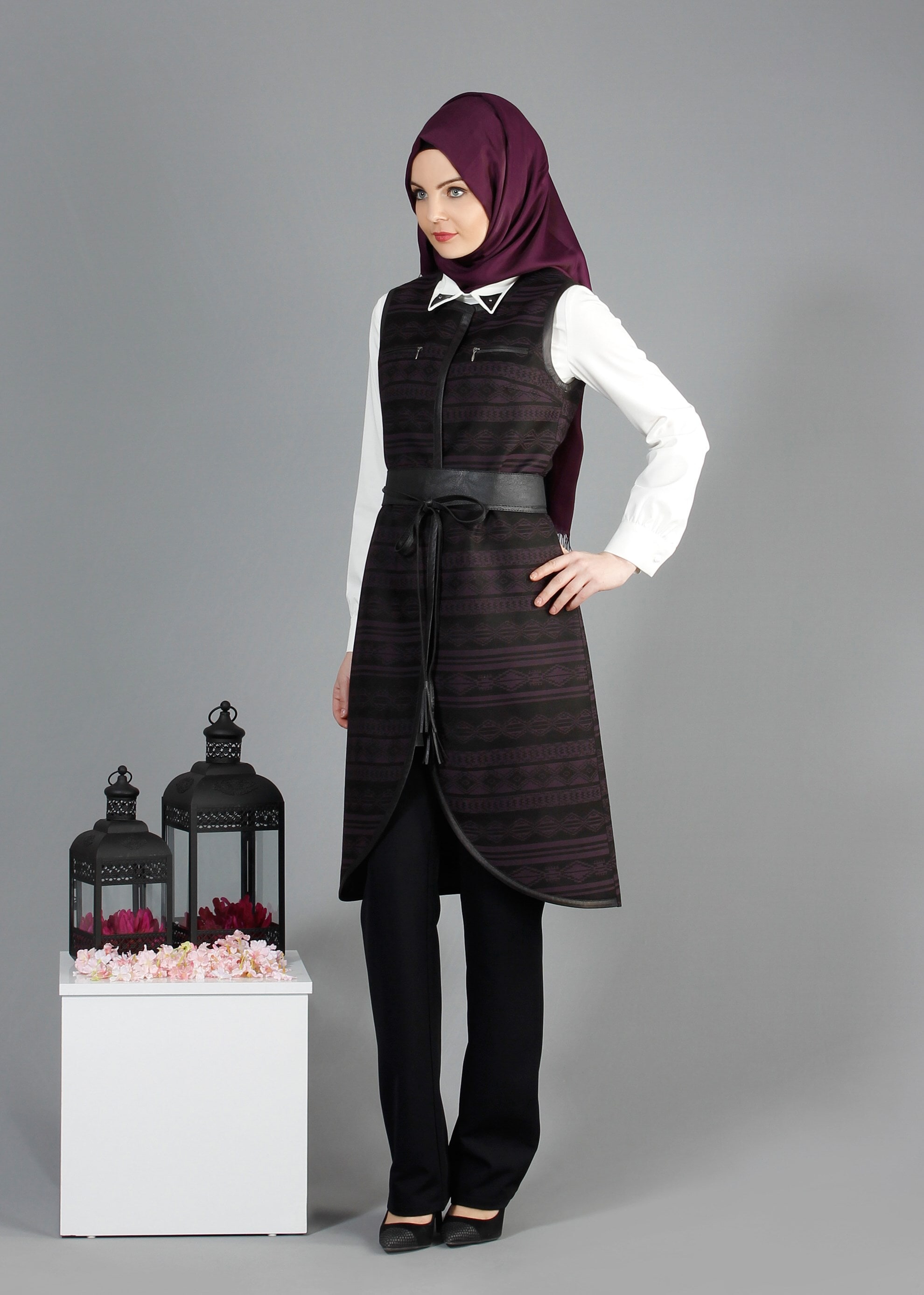 Tesettür giyim MOR 3195P TAKIM