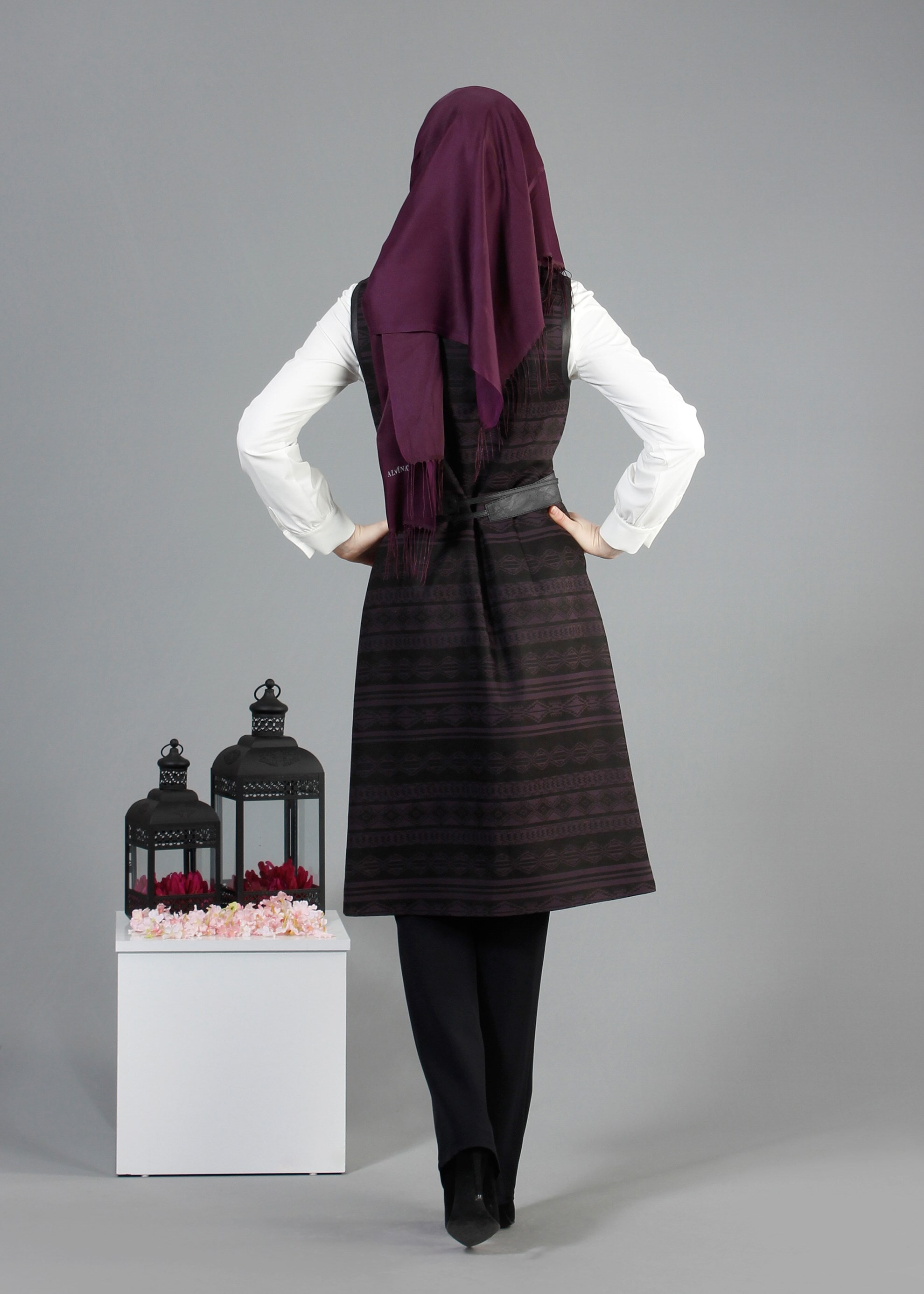 Tesettür giyim MOR 3195P TAKIM