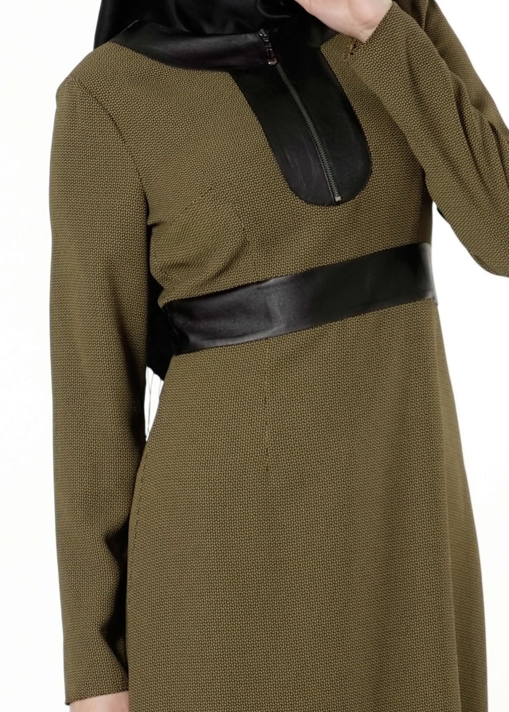 Tesettür giyim SARI 3200P TAKIM