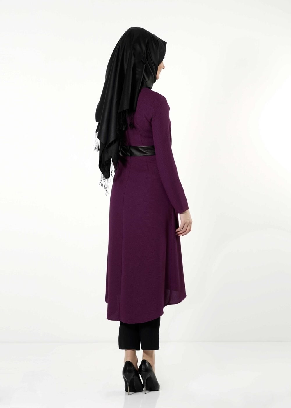 Tesettür giyim FUŞYA 3200P TAKIM