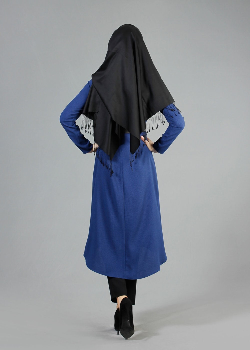 Tesettür giyim LACİVERT 3200P TAKIM