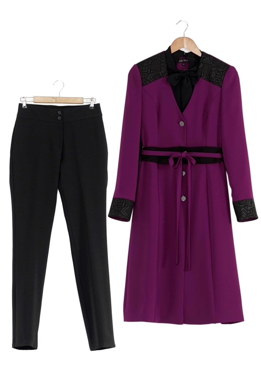 Tesettür giyim FUŞYA 3207P TAKIM