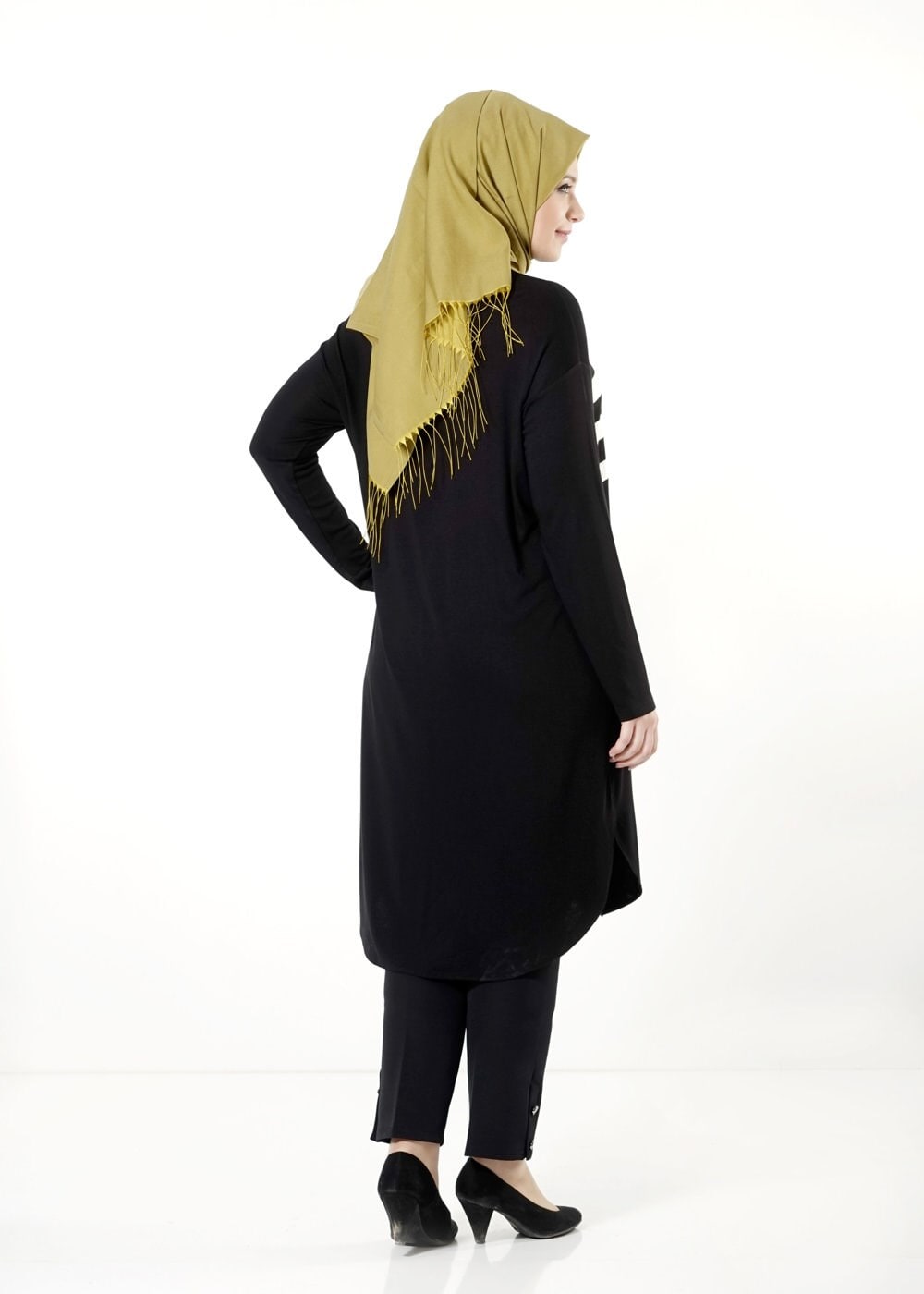 Tesettür giyim BEYAZ 2535 TUNİK