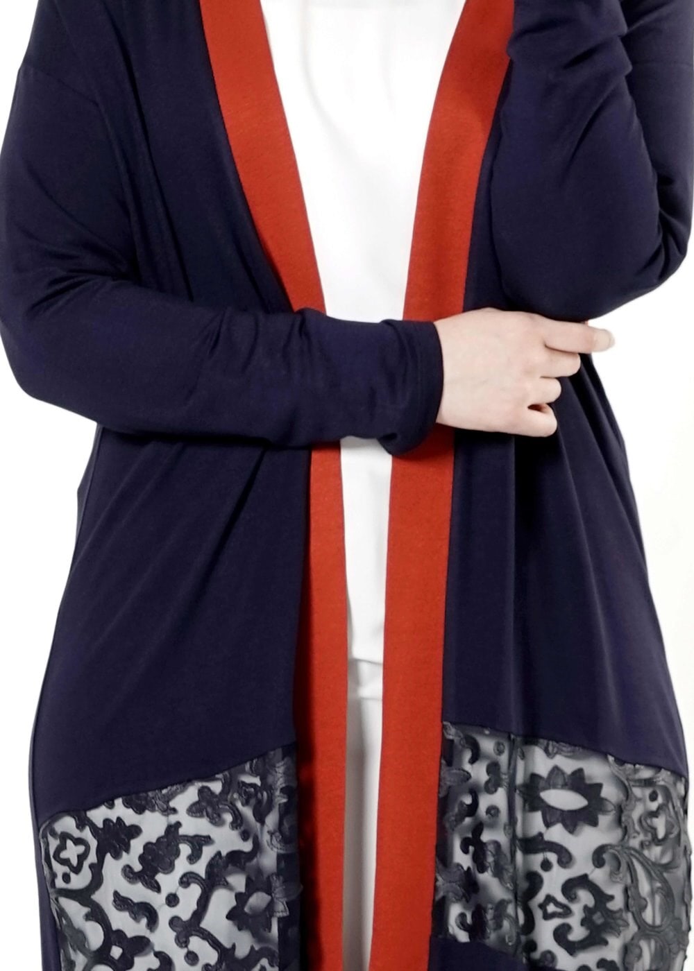 Tesettür giyim LACİVERT 2543 TUNİK