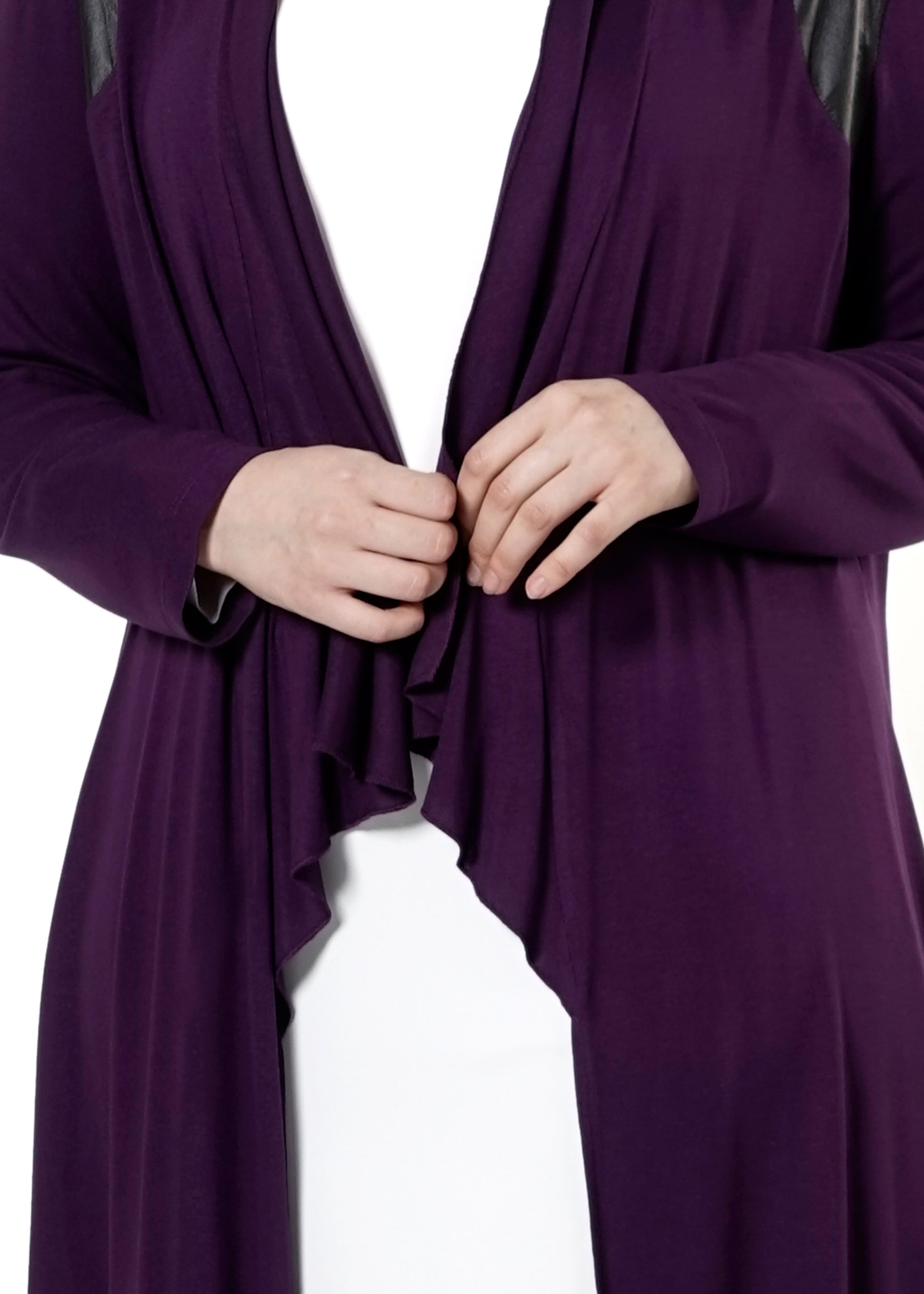 Tesettür giyim MOR ŞAL YAKA TUNİK 2552 